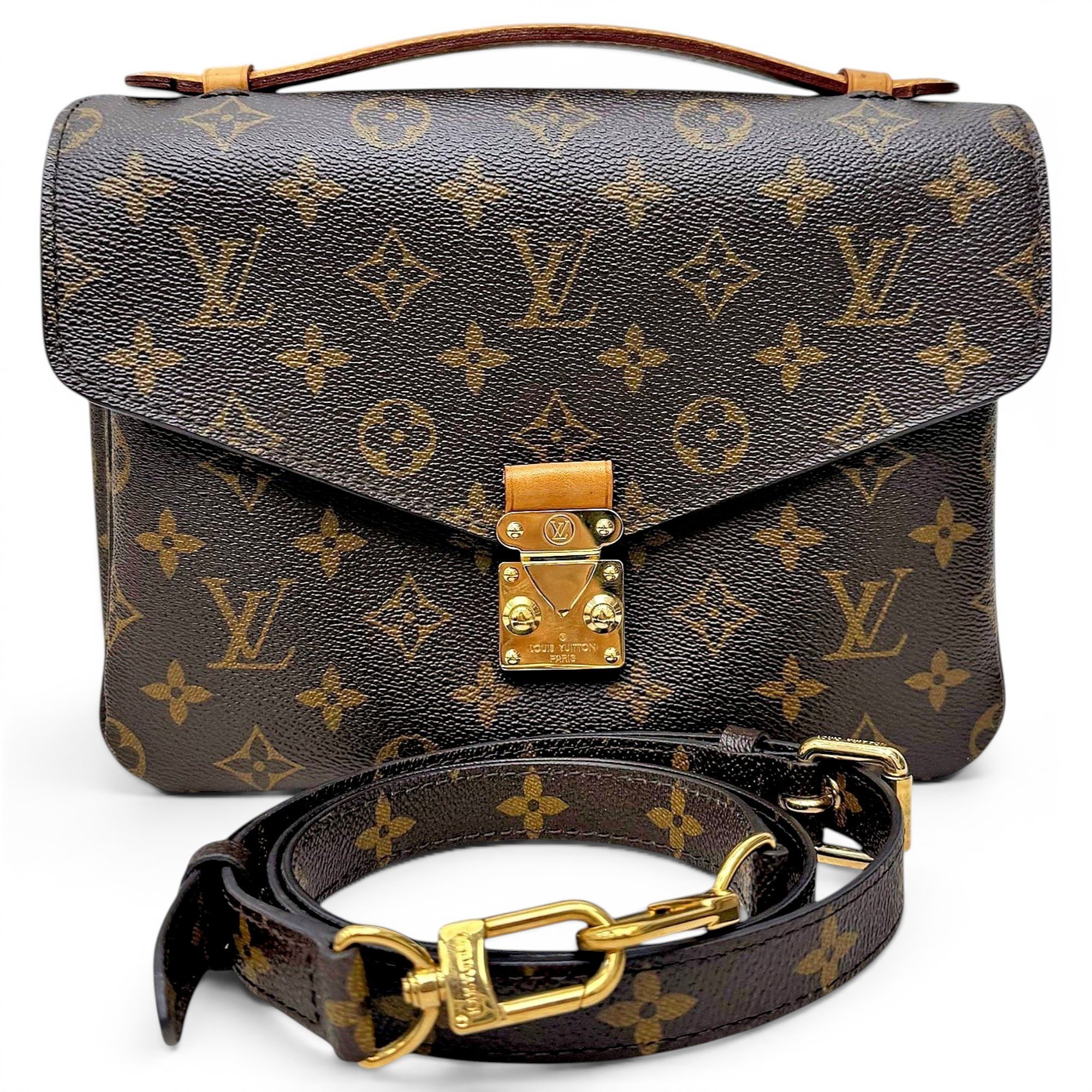 Metis leather handbag