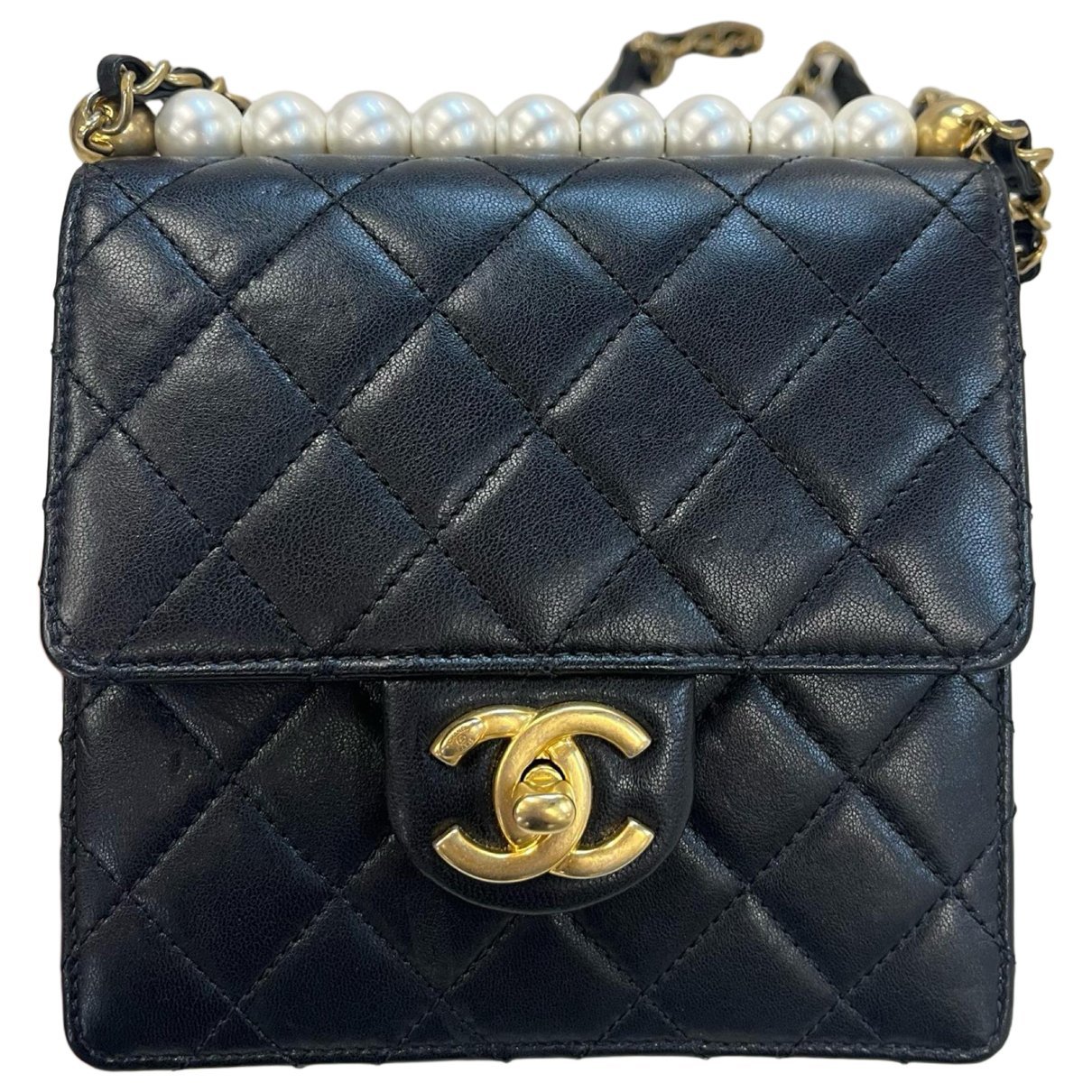 Pearl Bag leather mini bag
