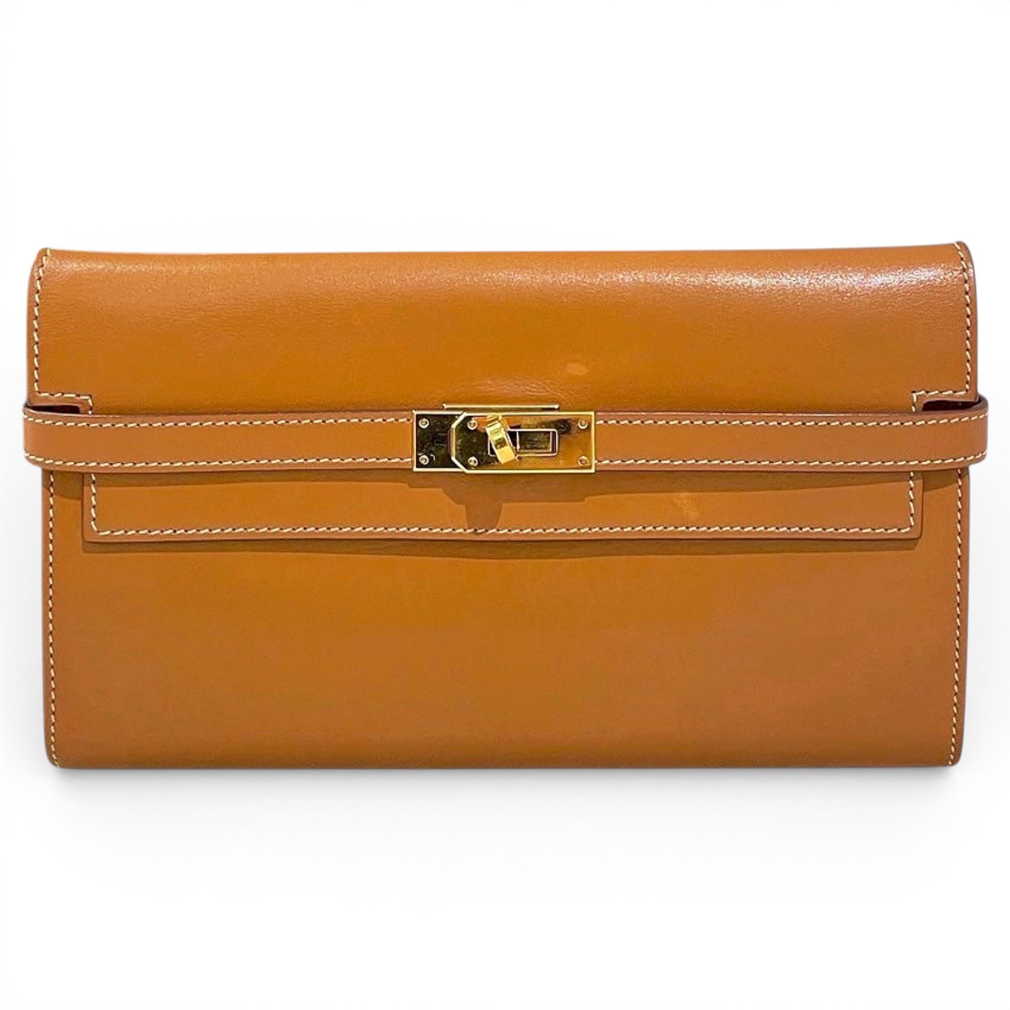 Kelly to go leather clutch bag