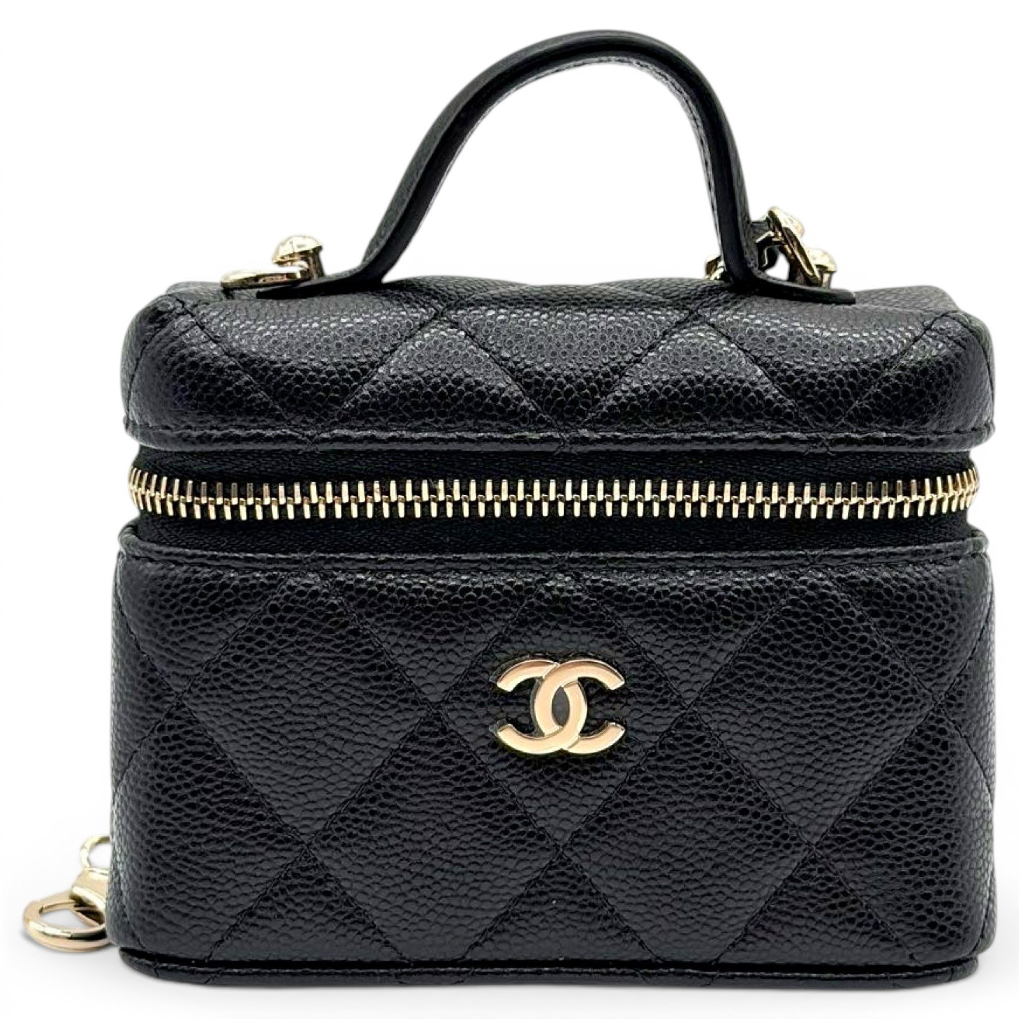 Vanity leather mini bag