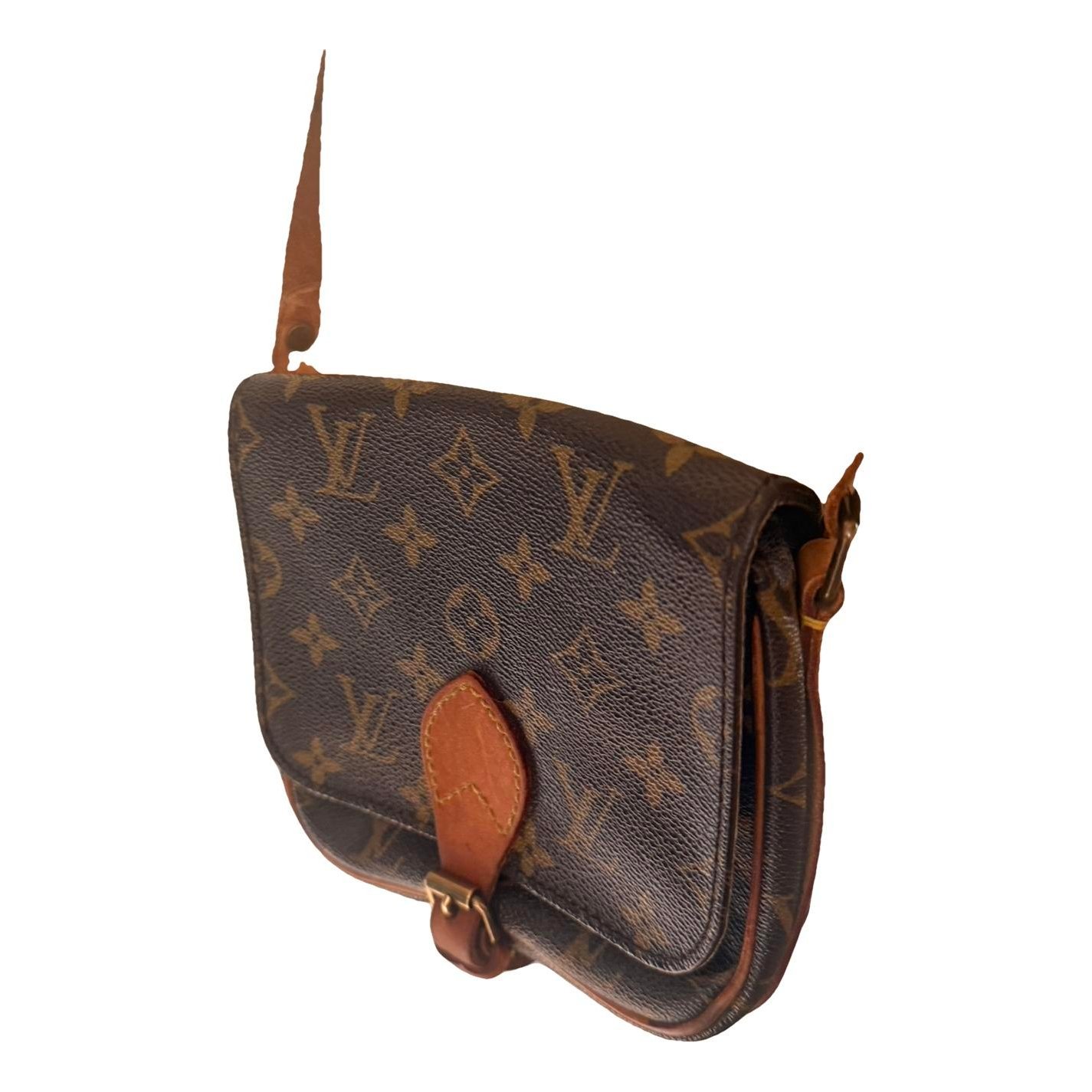 Cartouchière leather crossbody bag