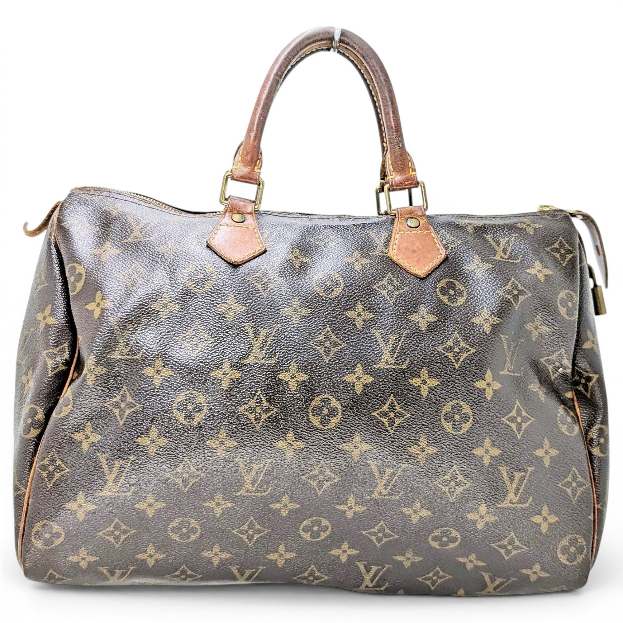 Speedy leather handbag