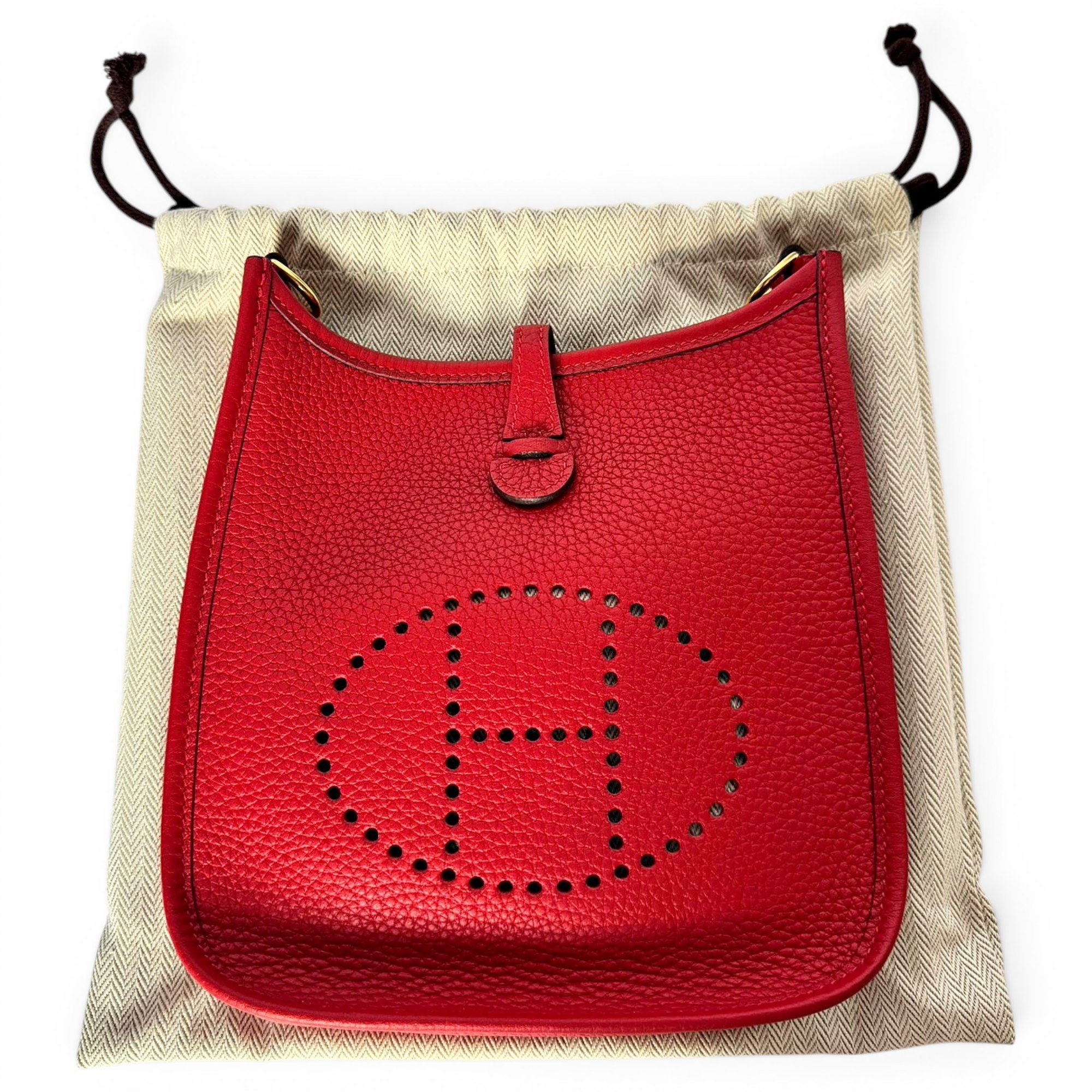 Mini Evelyne leather crossbody bag