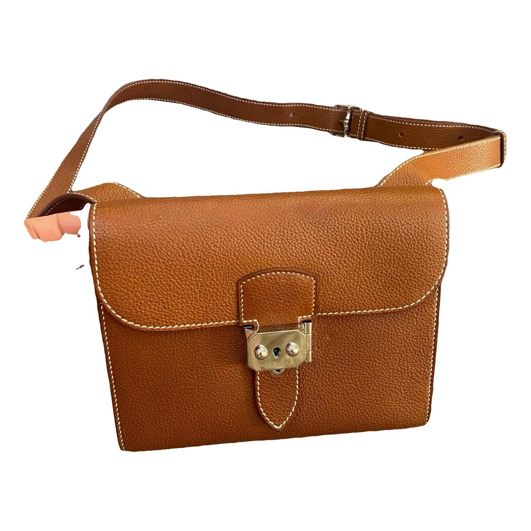 Convoyeur leather handbag