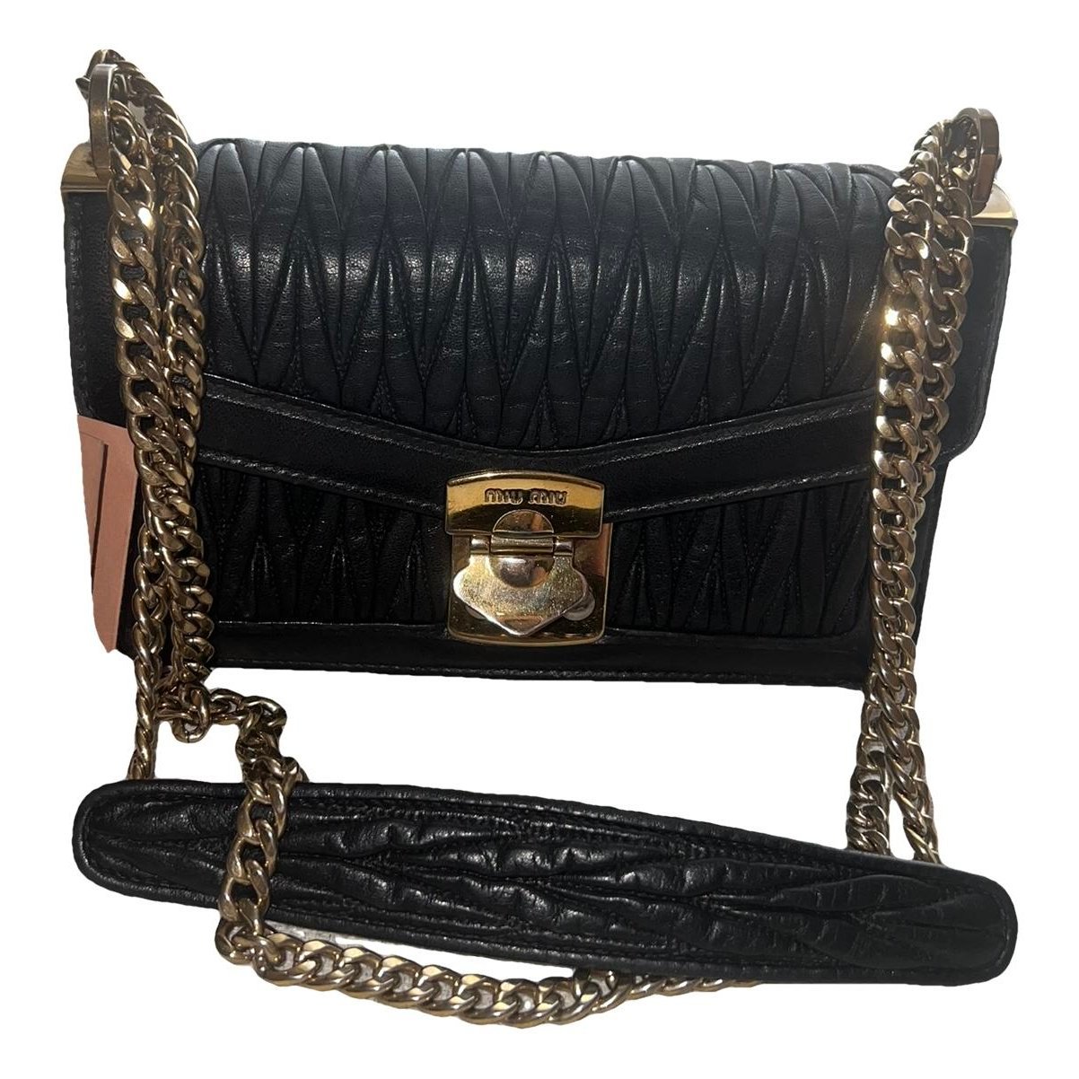 Miu Confidential leather mini bag