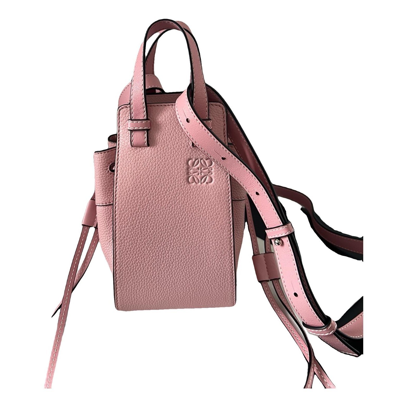 Hammock leather handbag