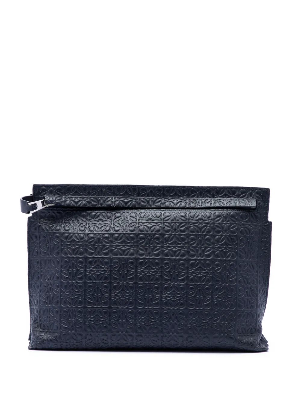 2015 Embossed Anagram Leather Repeat T clutch bag
