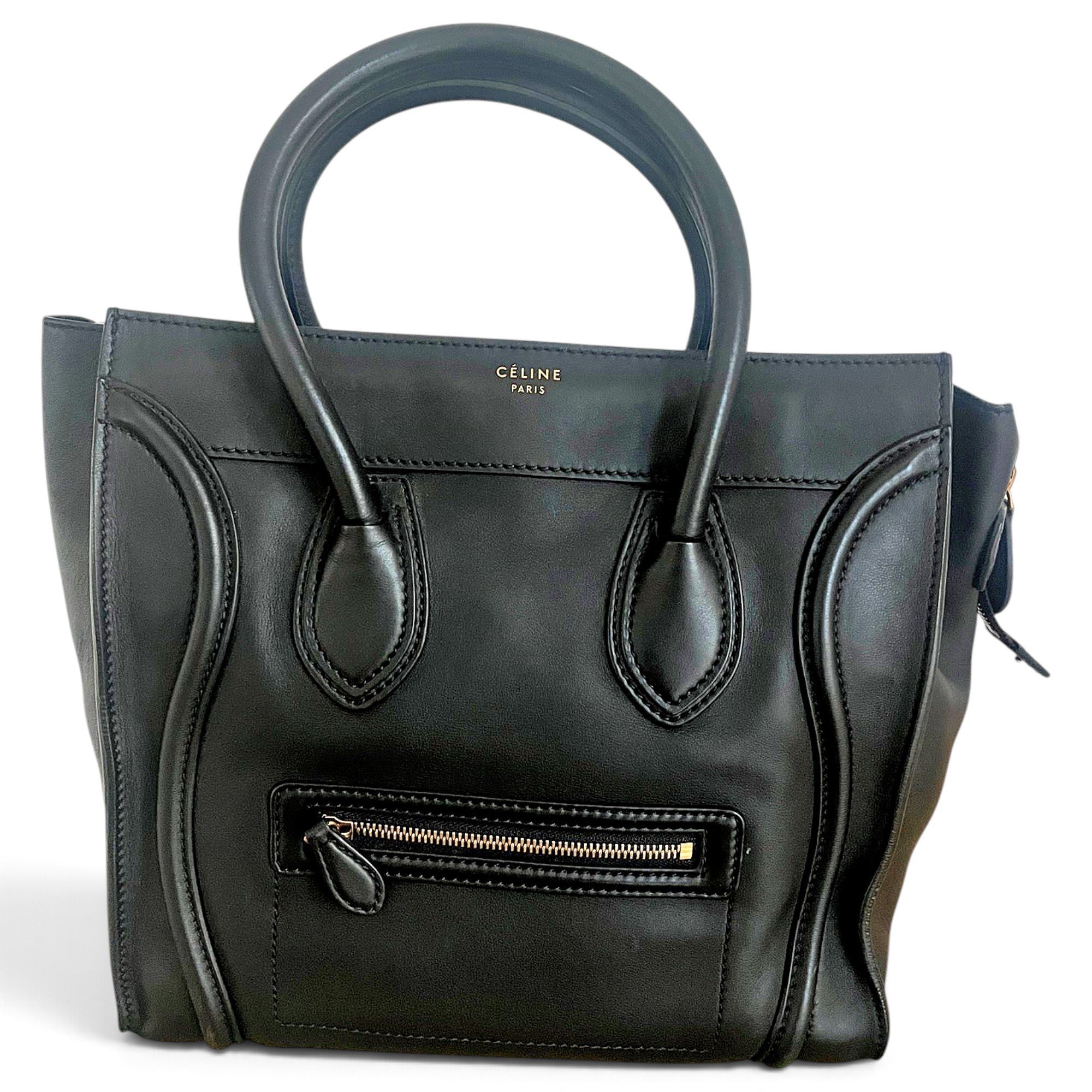 Luggage leather handbag