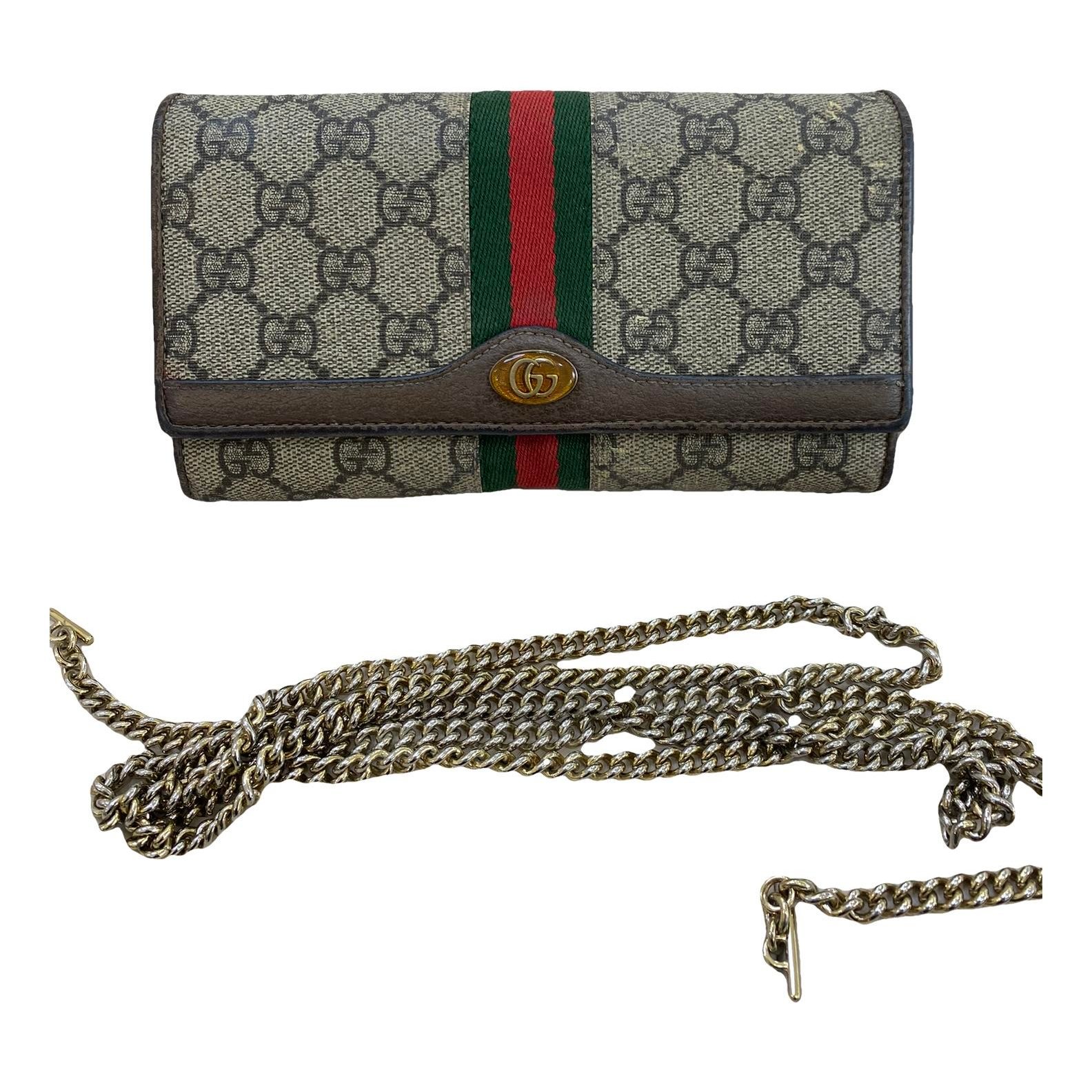 Ophidia Chain Wallet crossbody bag
