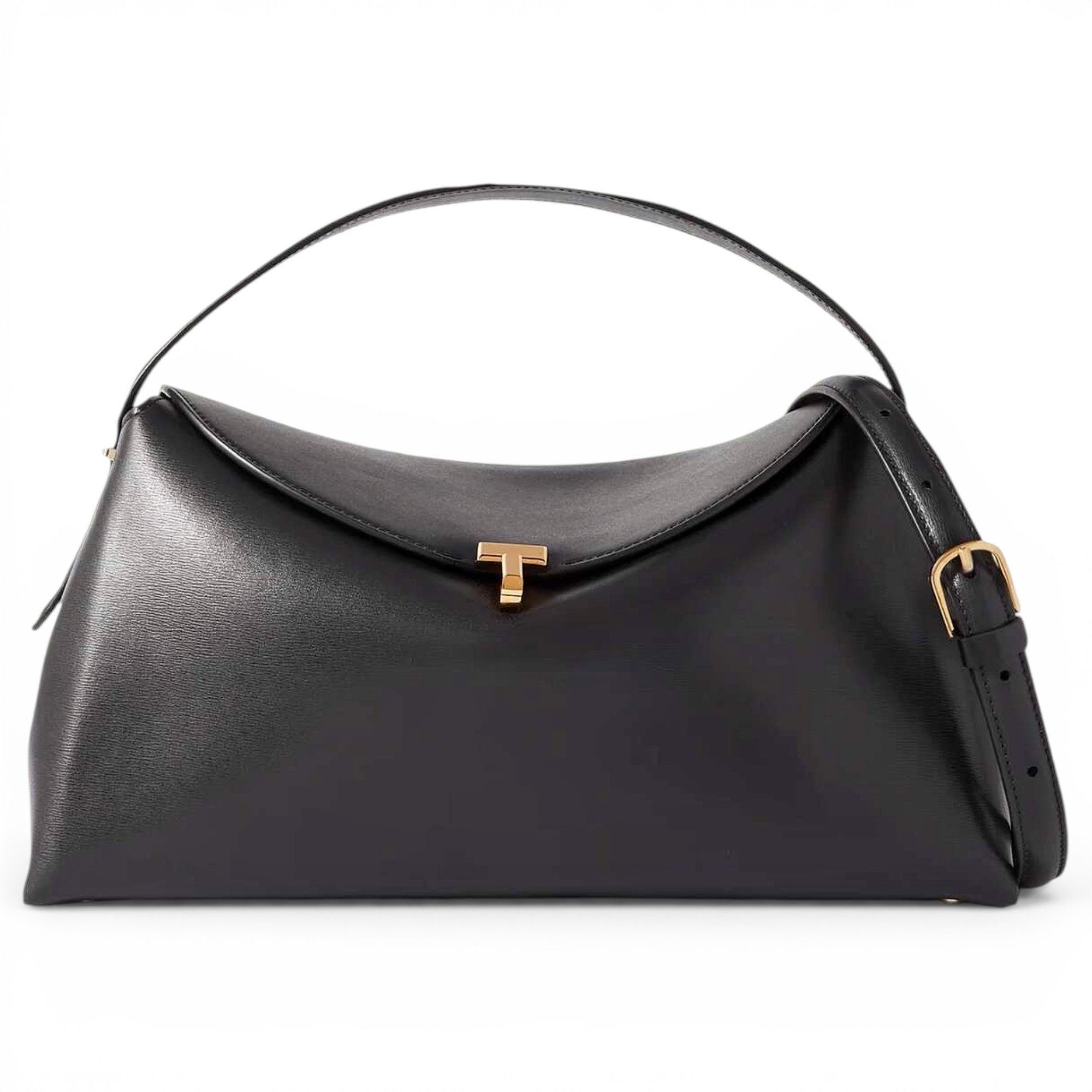 Toteme T-Lock leather crossbody bag