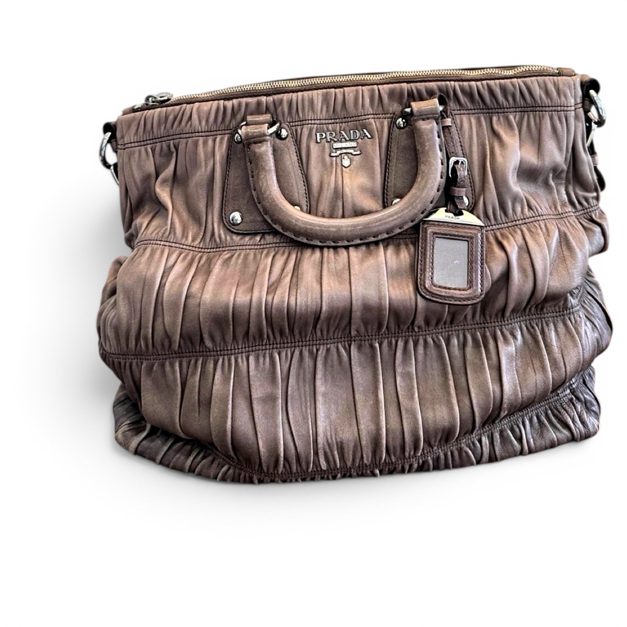 Leather handbag