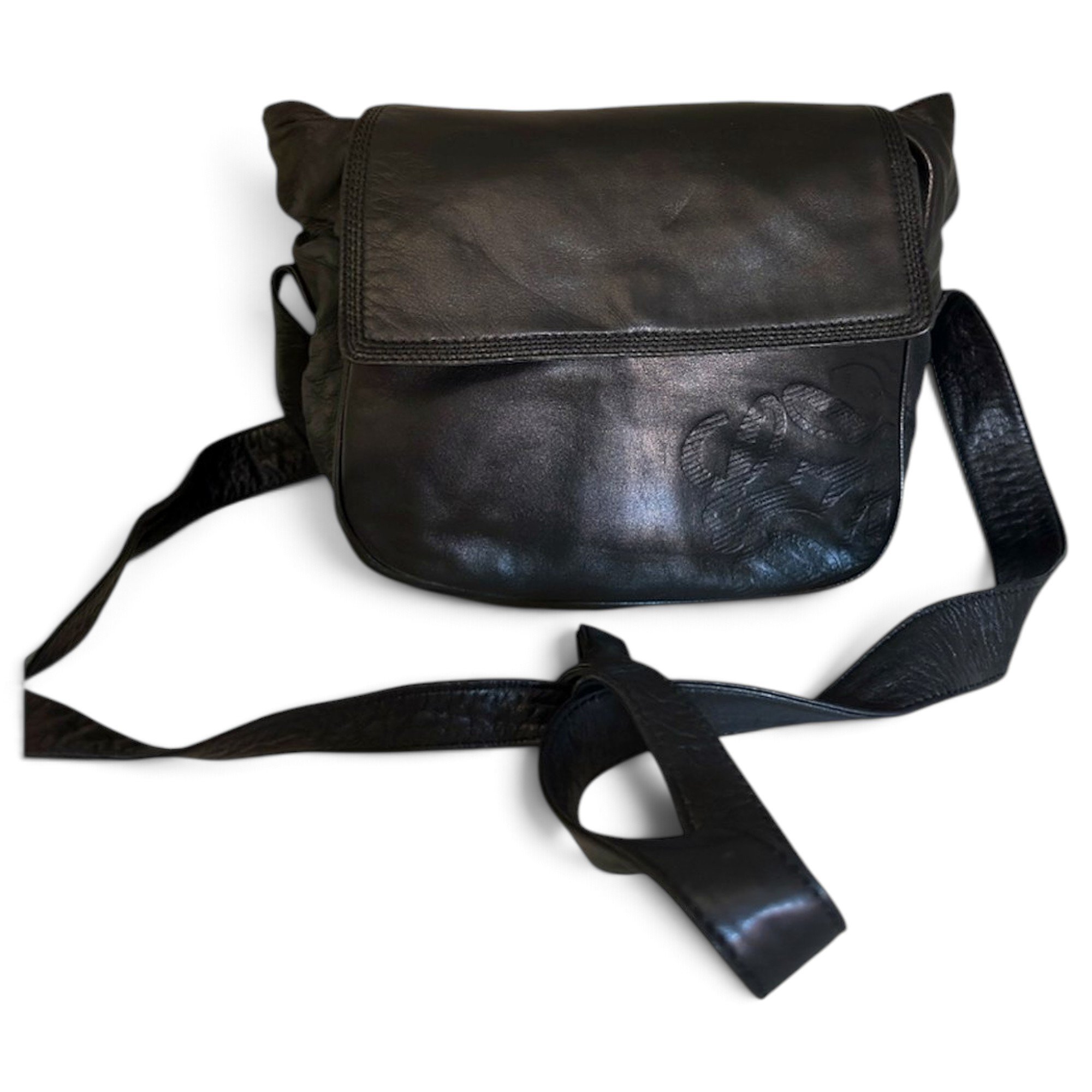 Leather crossbody bag