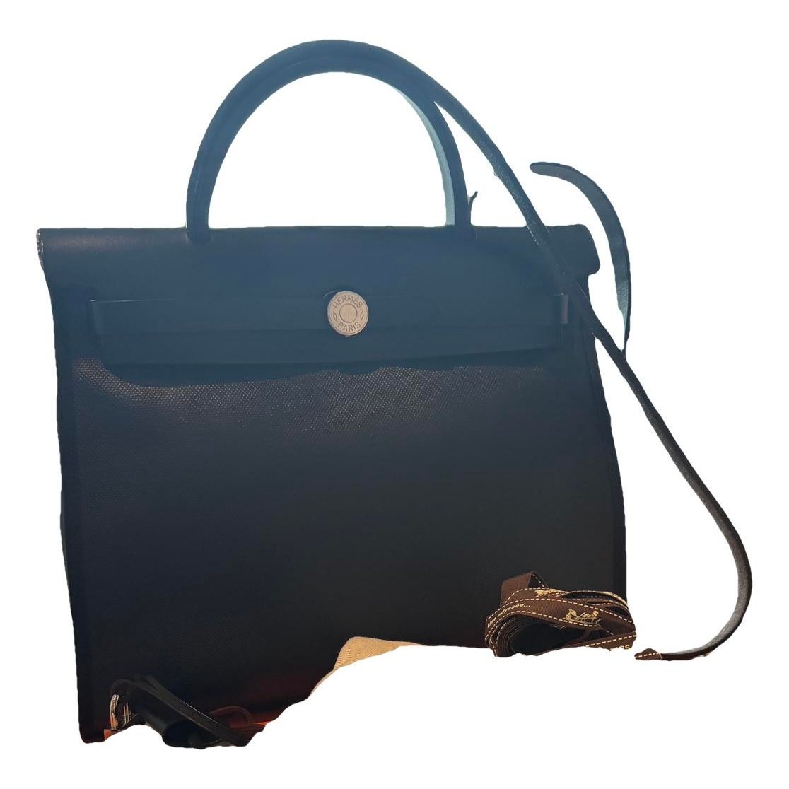 Hermes Herbag cloth handbag