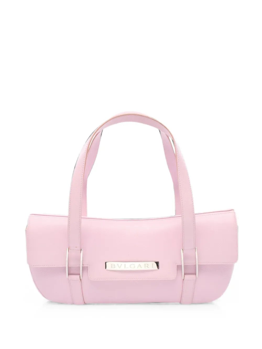 Bvlgari 2010s logo-plaque shoulder bag