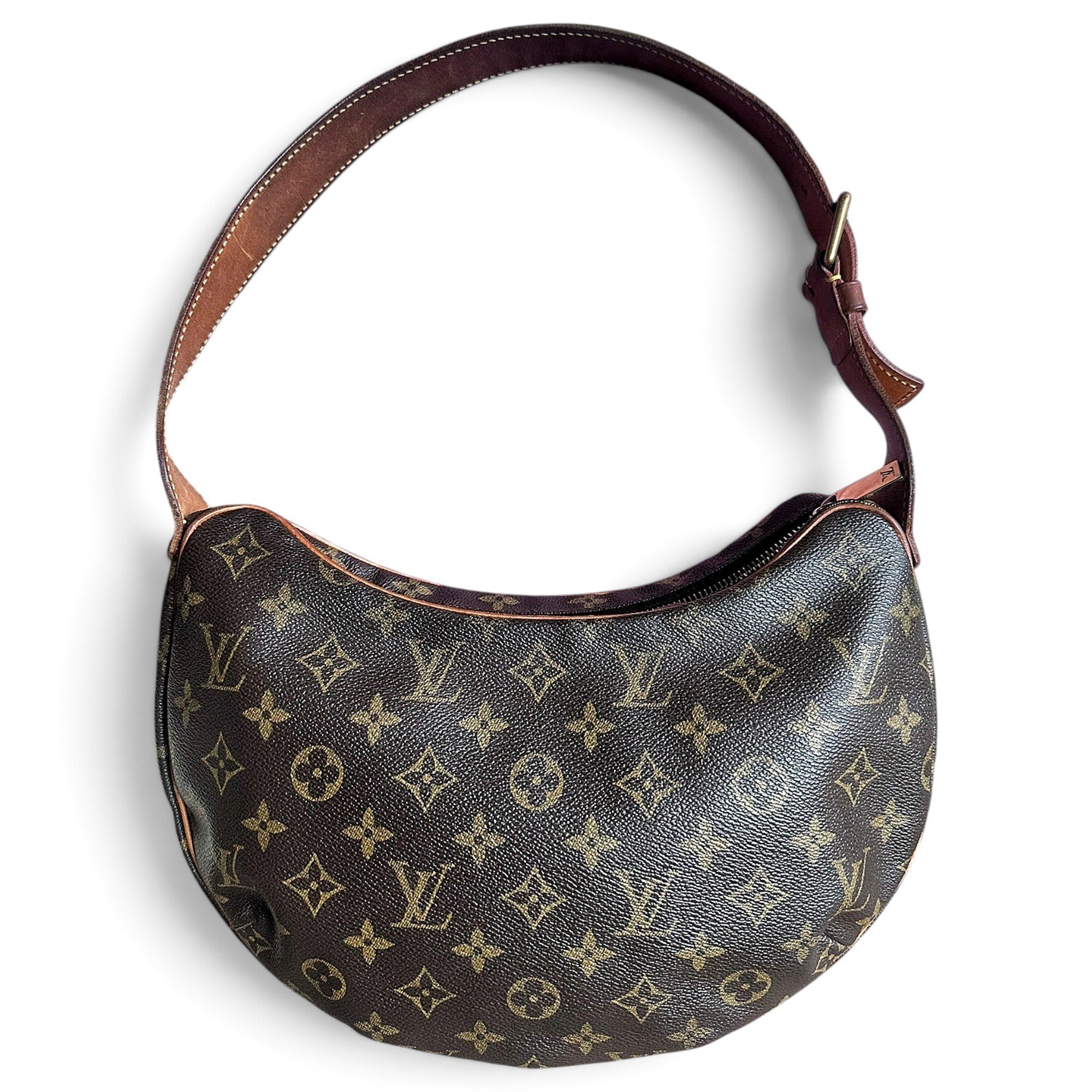 Croissant cloth handbag