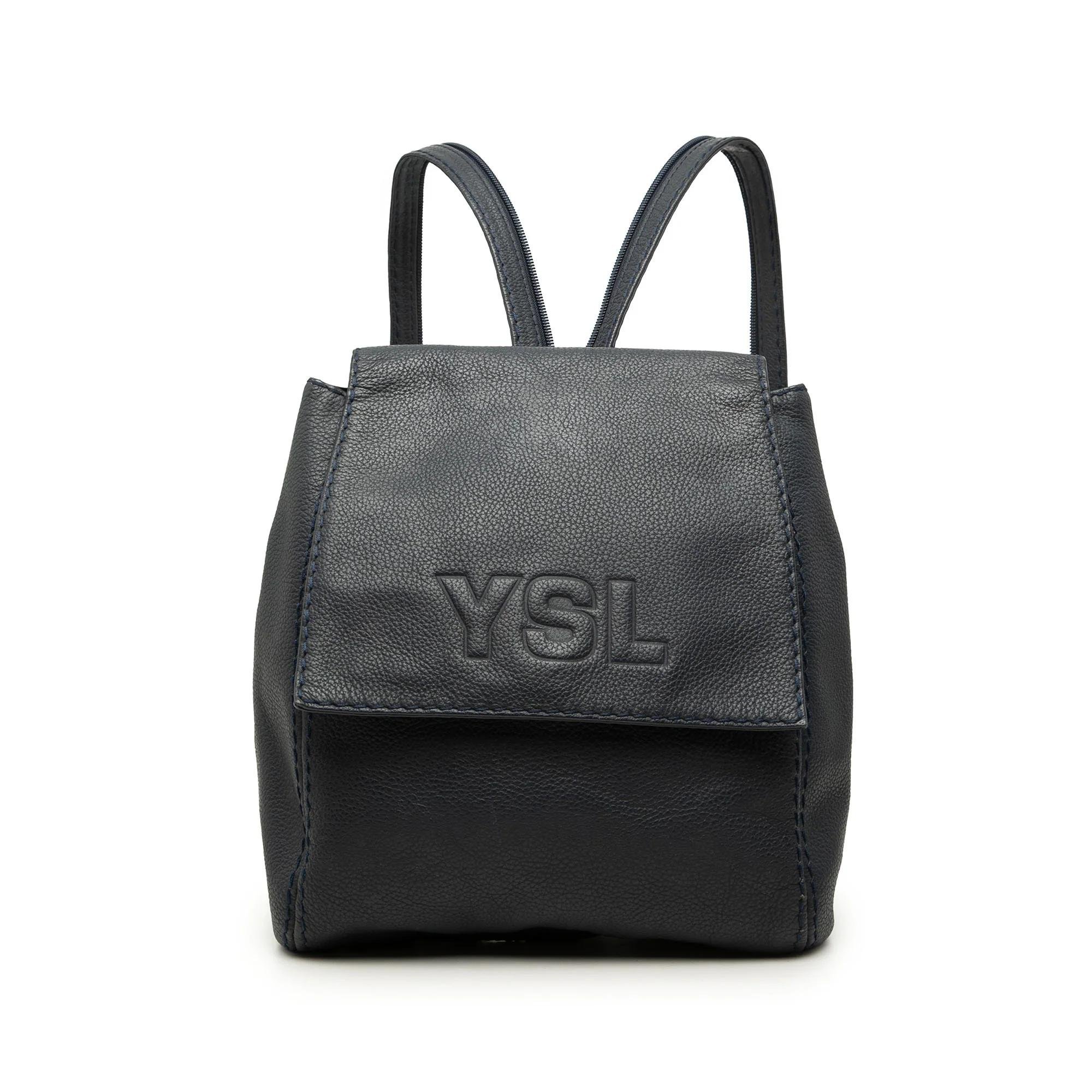 Leather backpack