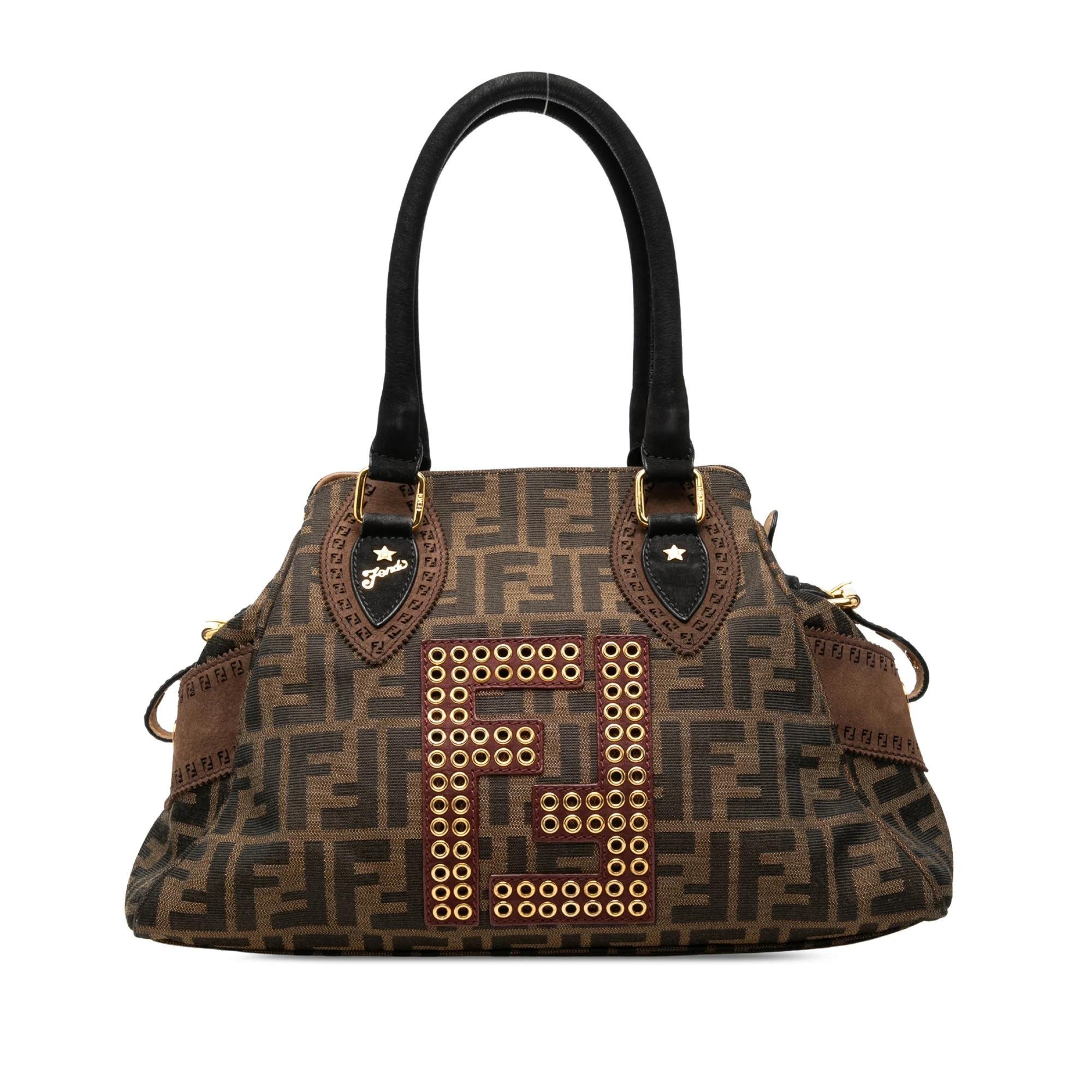 Pocket leather tote