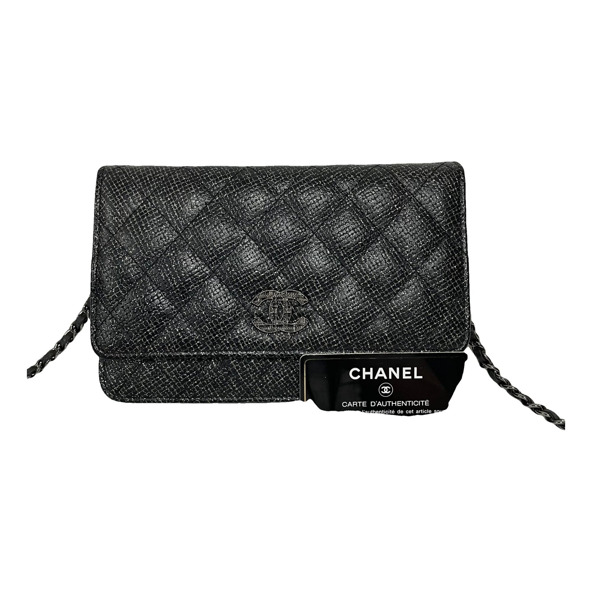 Wallet On Chain Timeless/Classique leather handbag