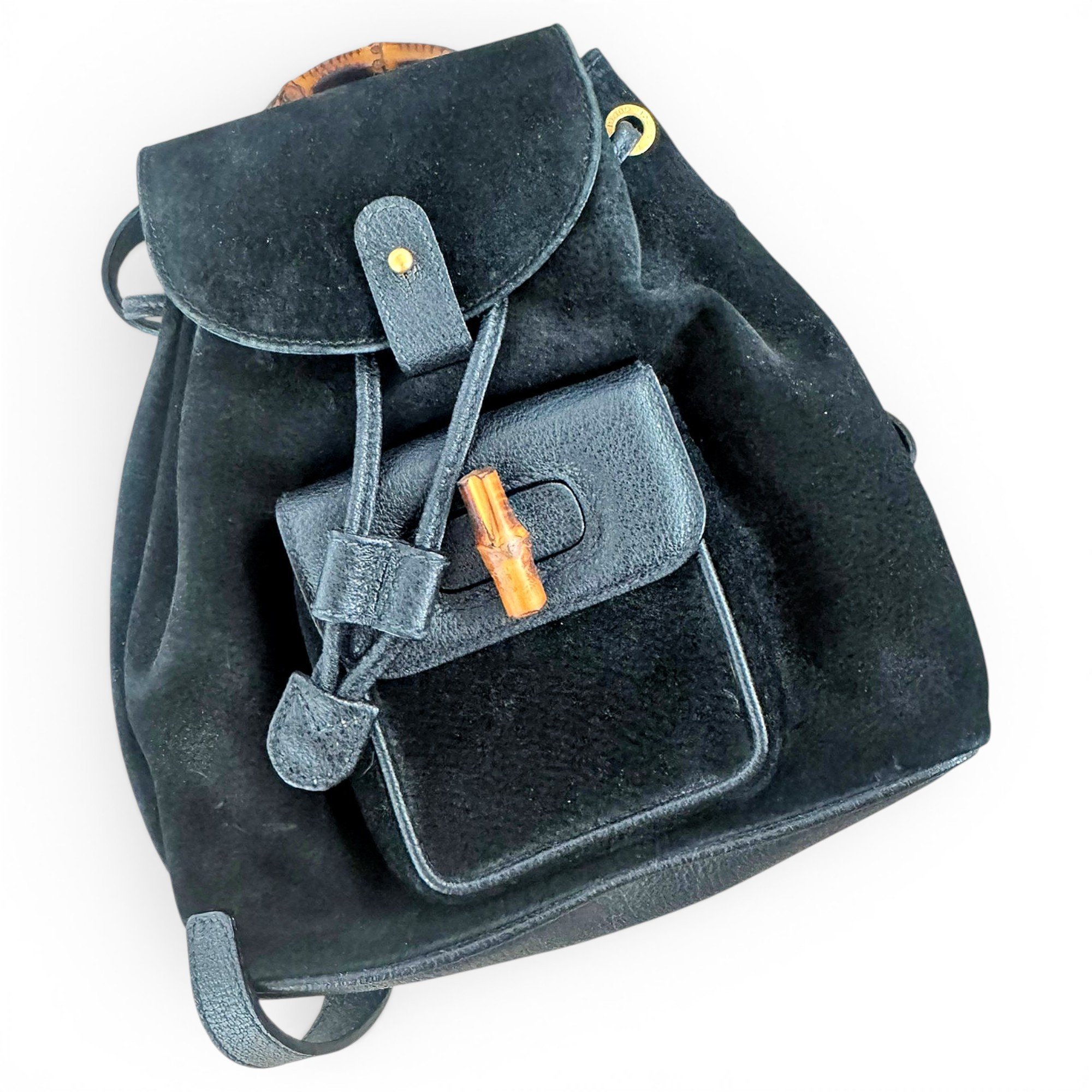 Bamboo Tassel Oval backpack
