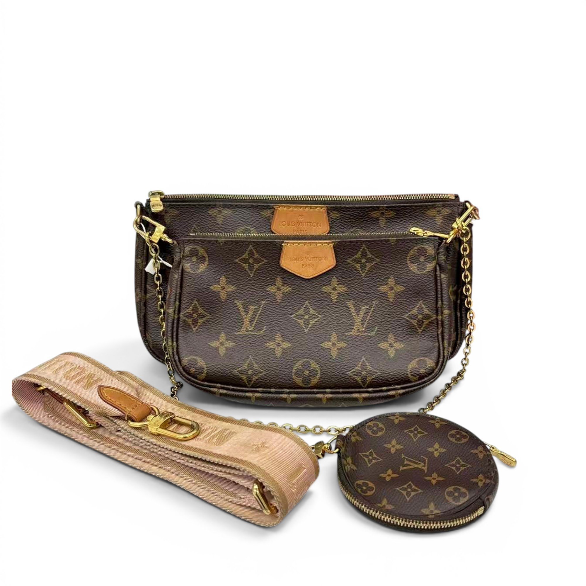 Multi Pochette Accessoires leather handbag
