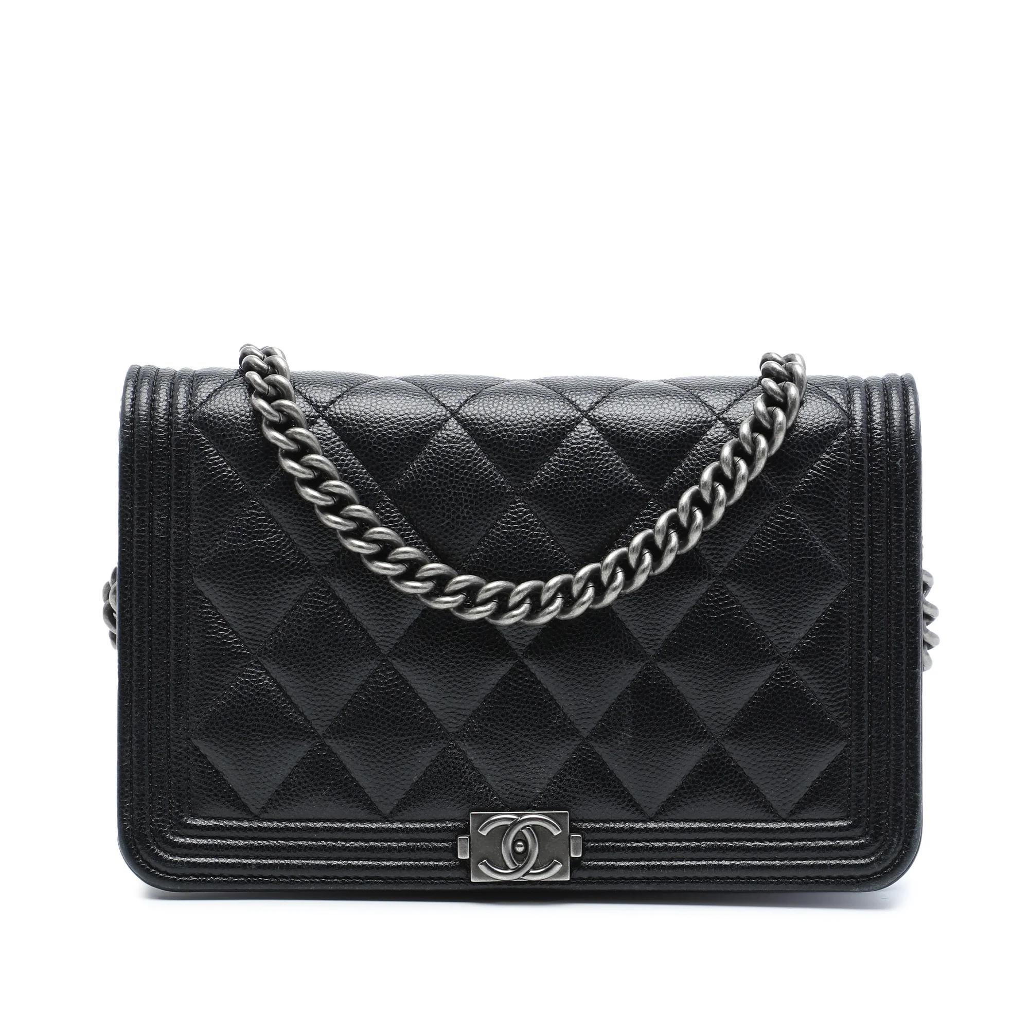 Wallet On Chain Timeless/Classique leather handbag