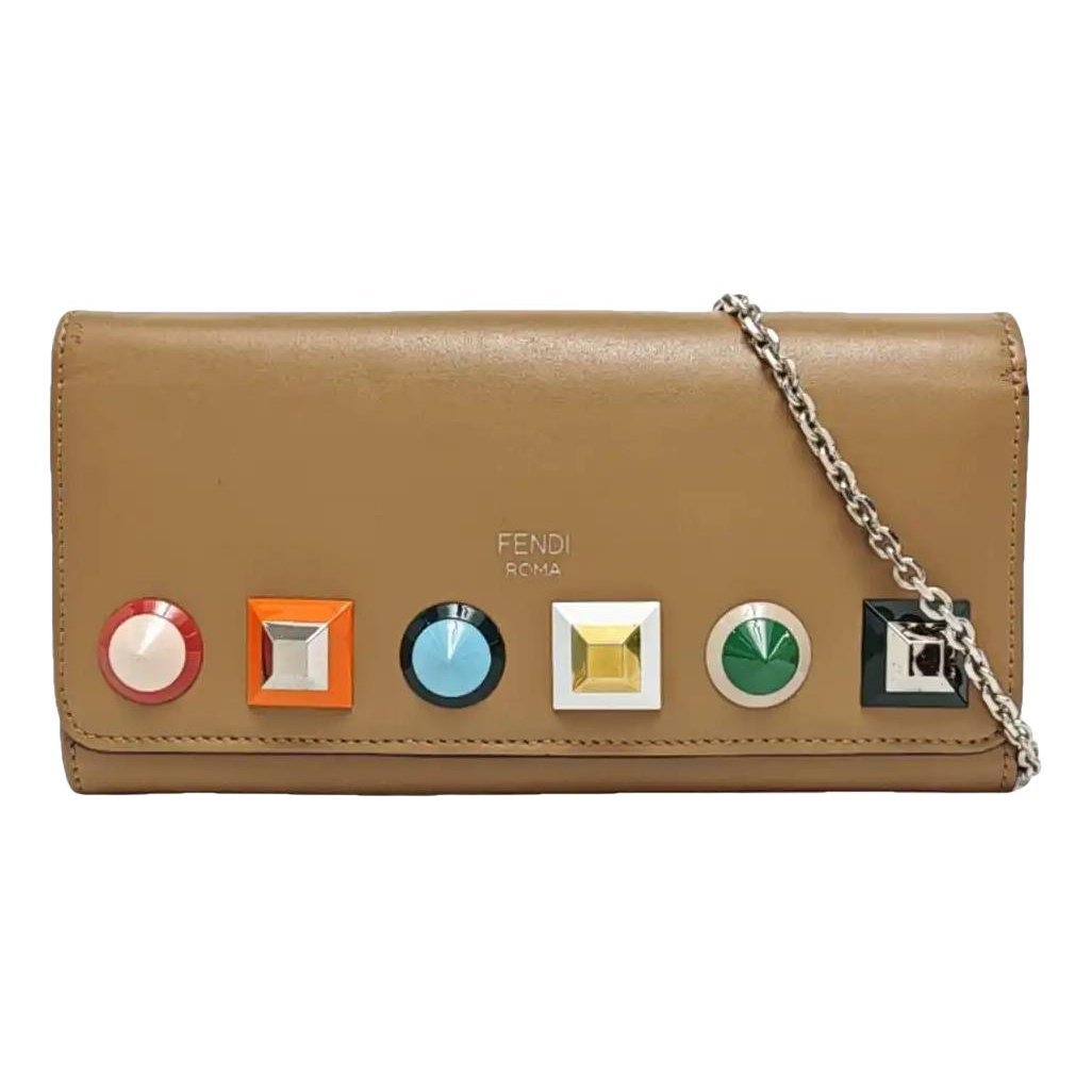 Kan I leather crossbody bag
