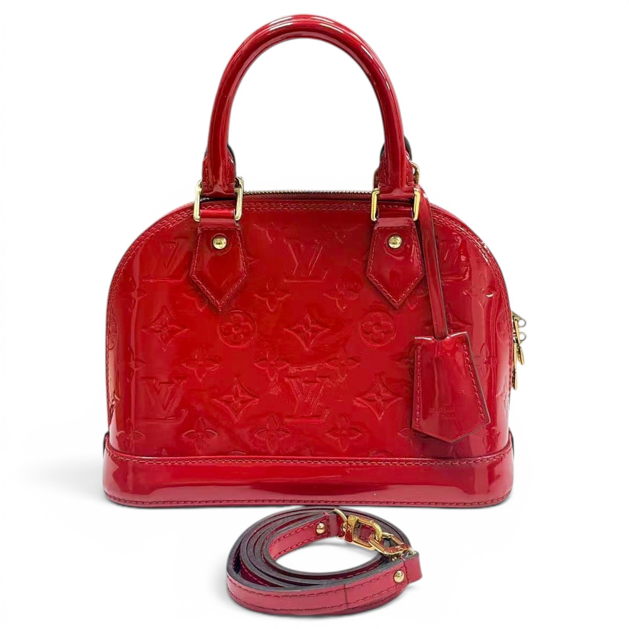 Alma BB patent leather handbag