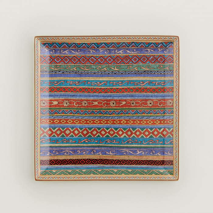 Sans Coloris Cheval D’orient Square Plate N°5