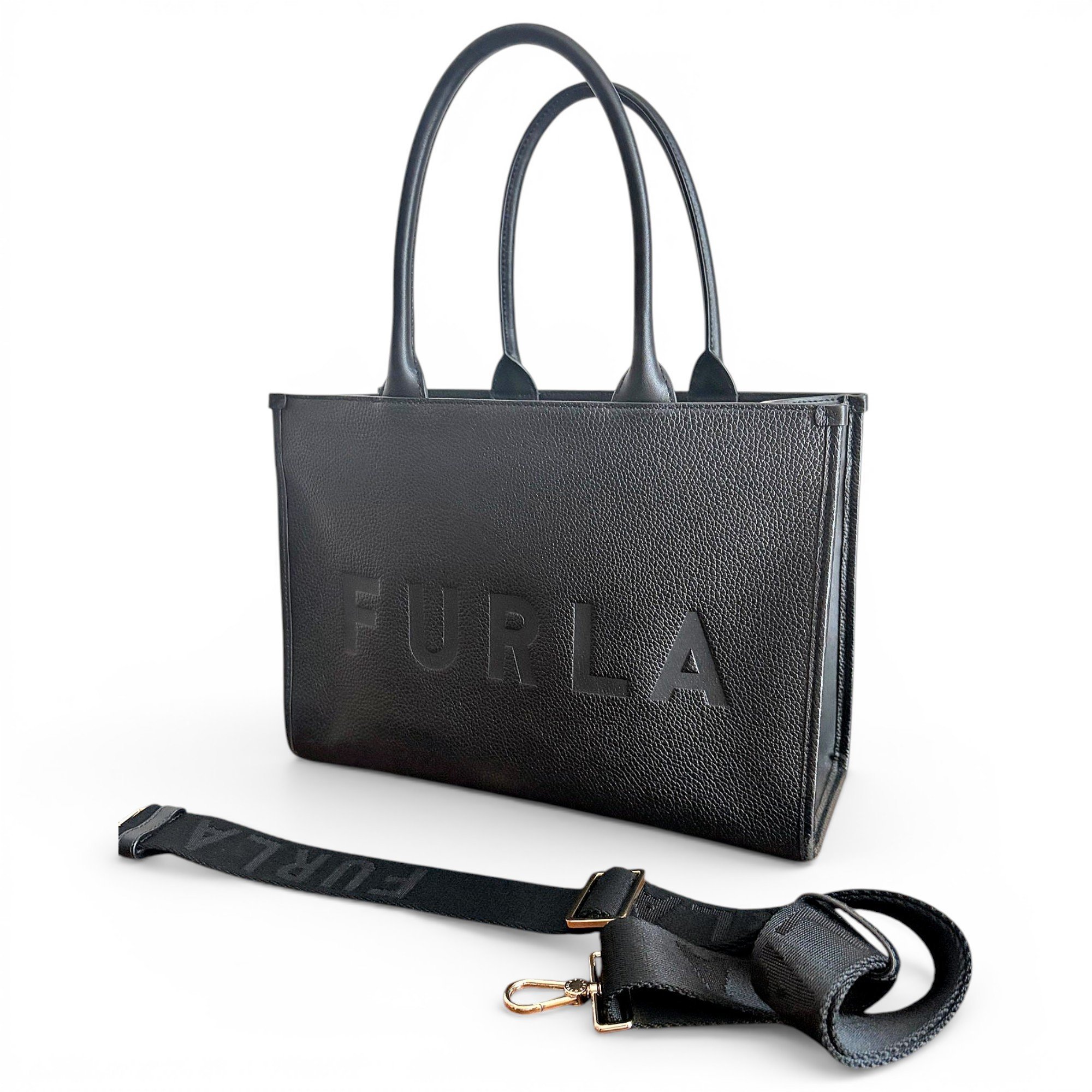 Leather tote