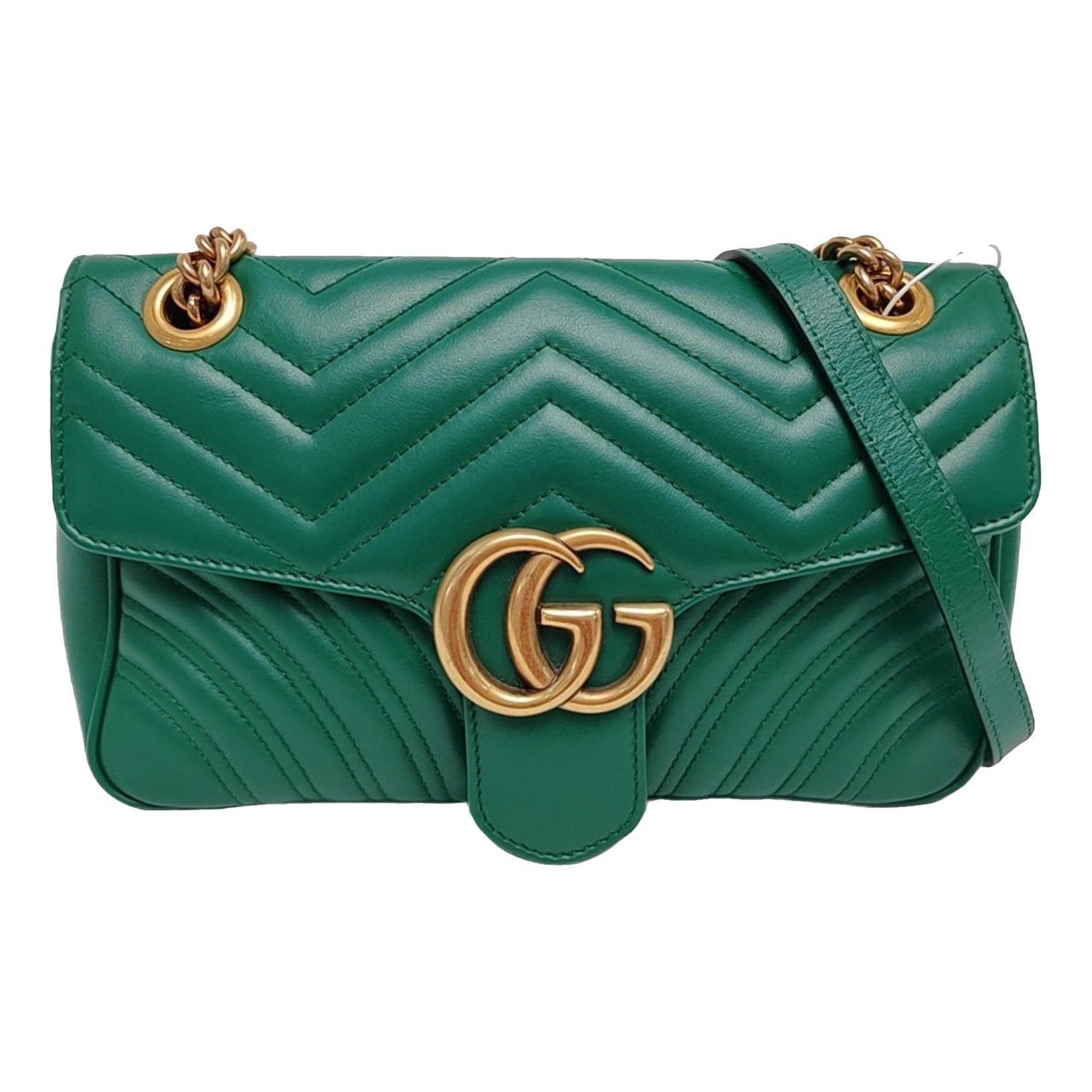 GG Marmont Flap leather crossbody bag