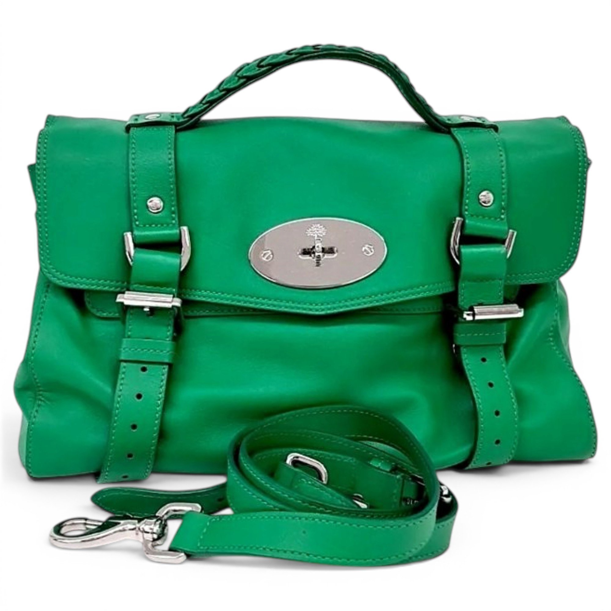 Alexa leather satchel