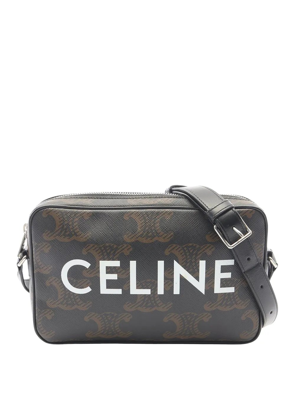 2010-2026 Medium Triomphe Coated Canvas Logo crossbody bag