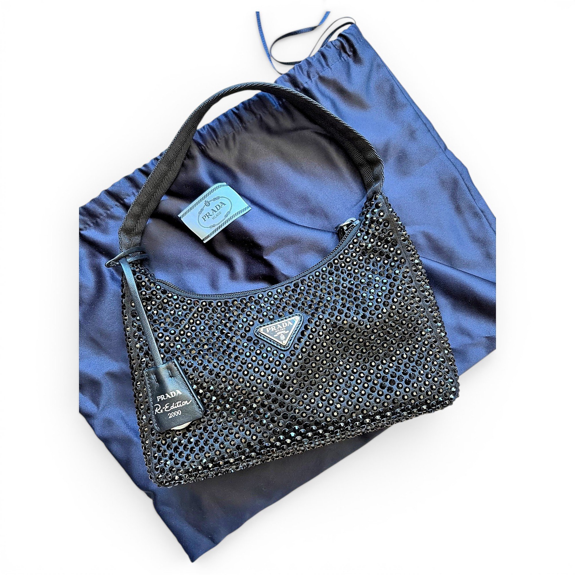 Re-Edition 2000 silk handbag