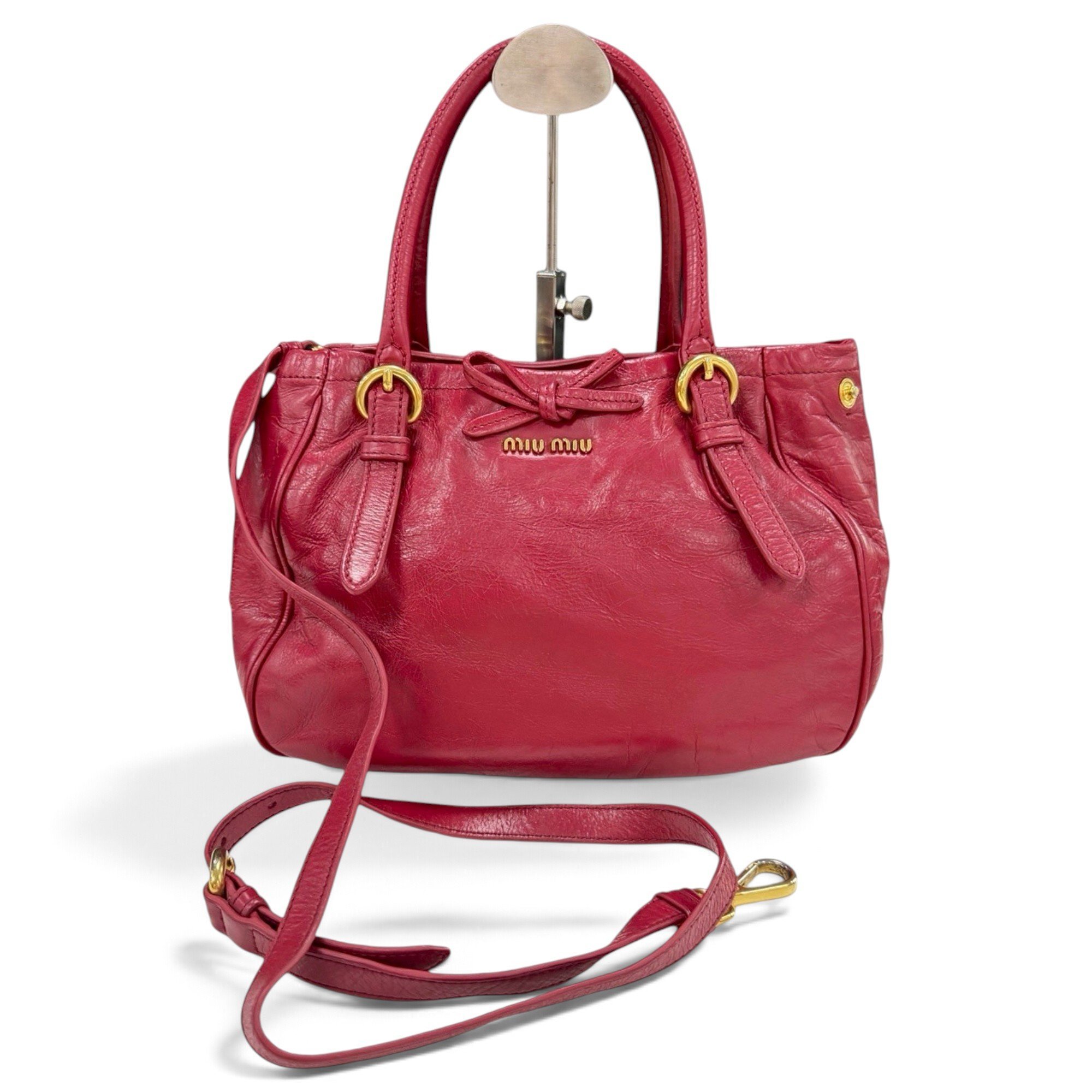 Miu Miu Vitello leather handbag