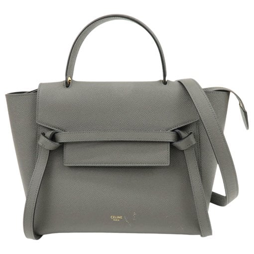 Belt leather handbag
