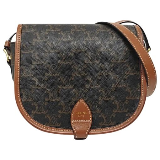 Celine Folco leather crossbody bag