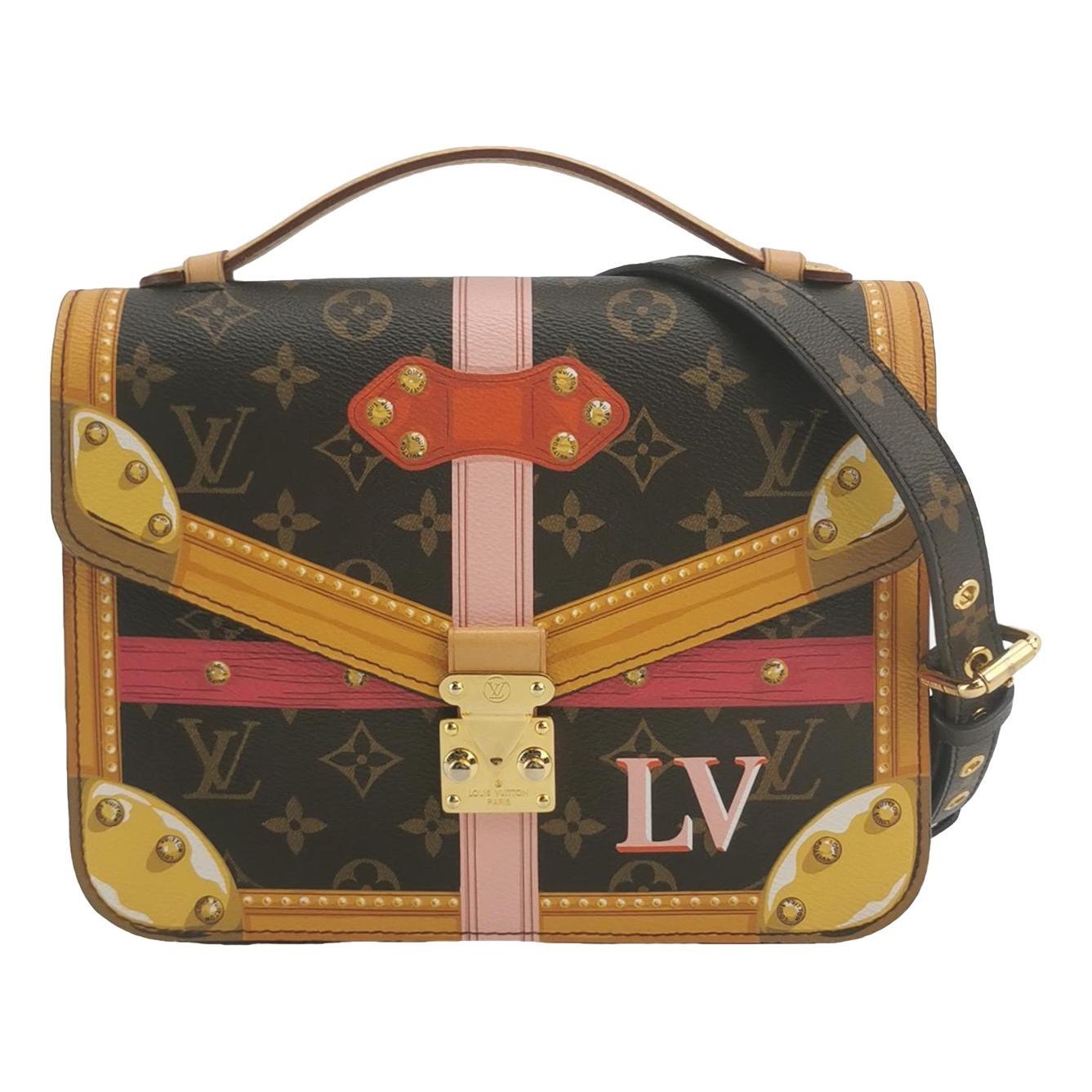 Pochette Trunk leather handbag