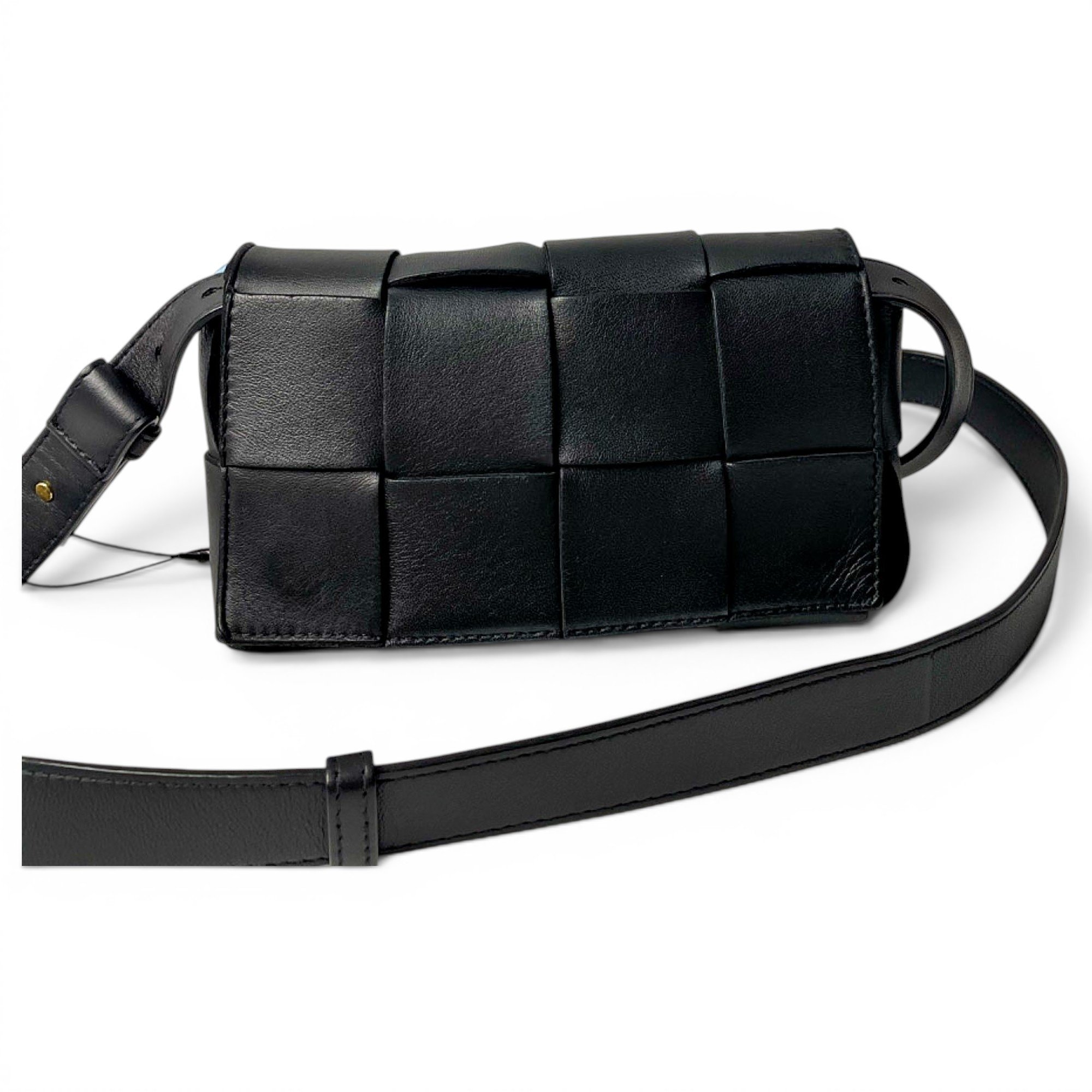 Cassette leather crossbody bag