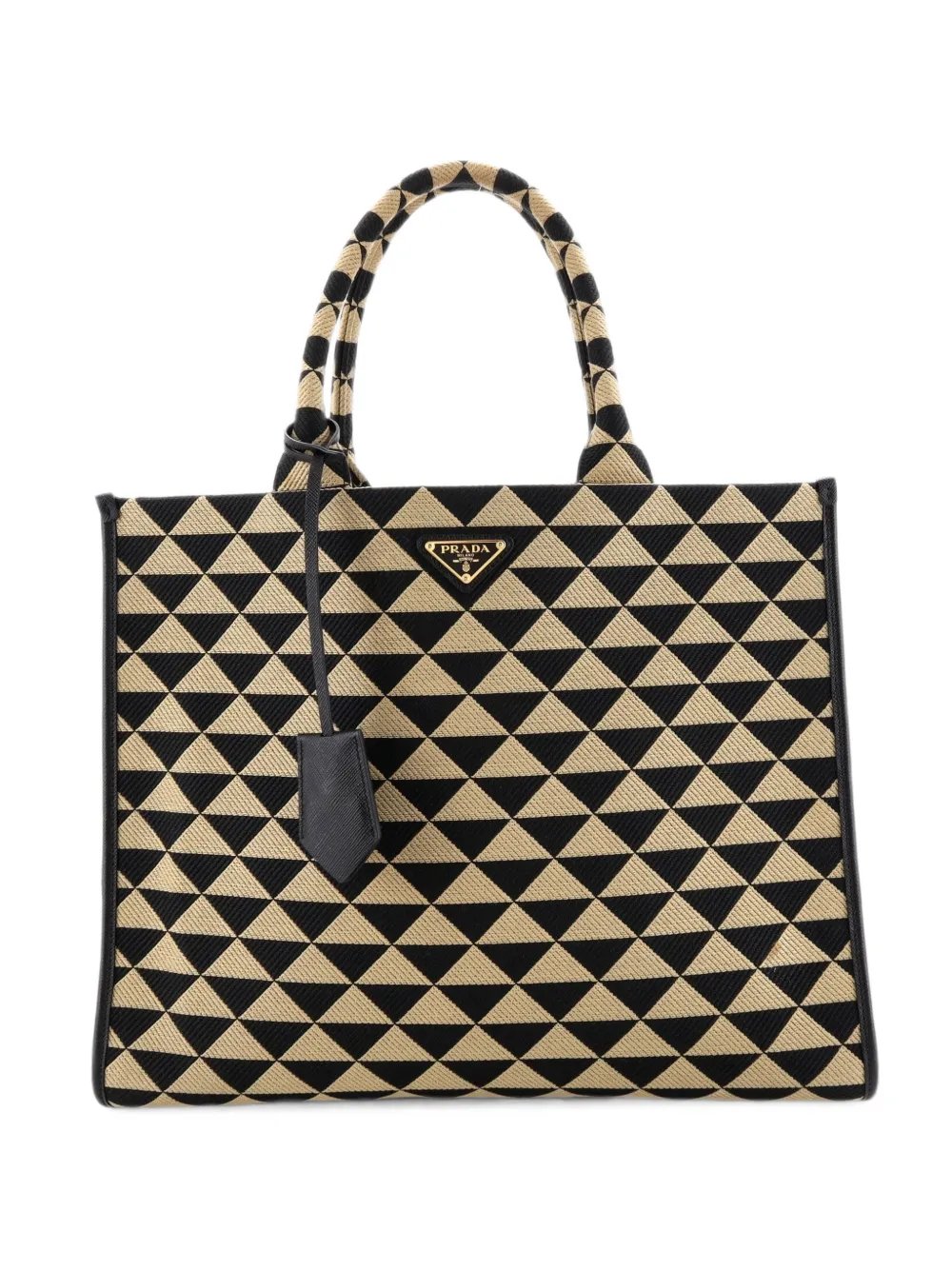 Symbole Shopper Jacquard Large tote bag