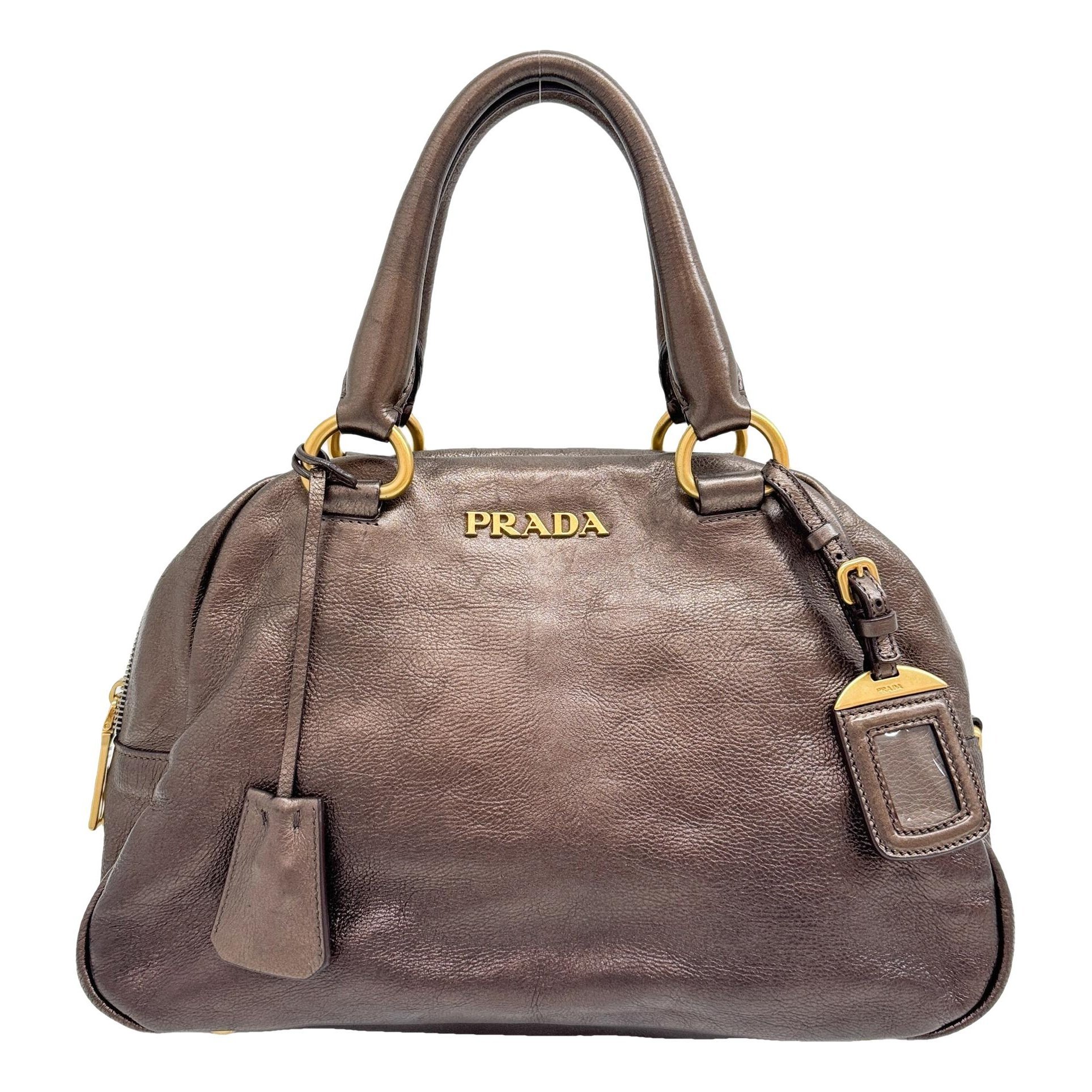 Leather handbag