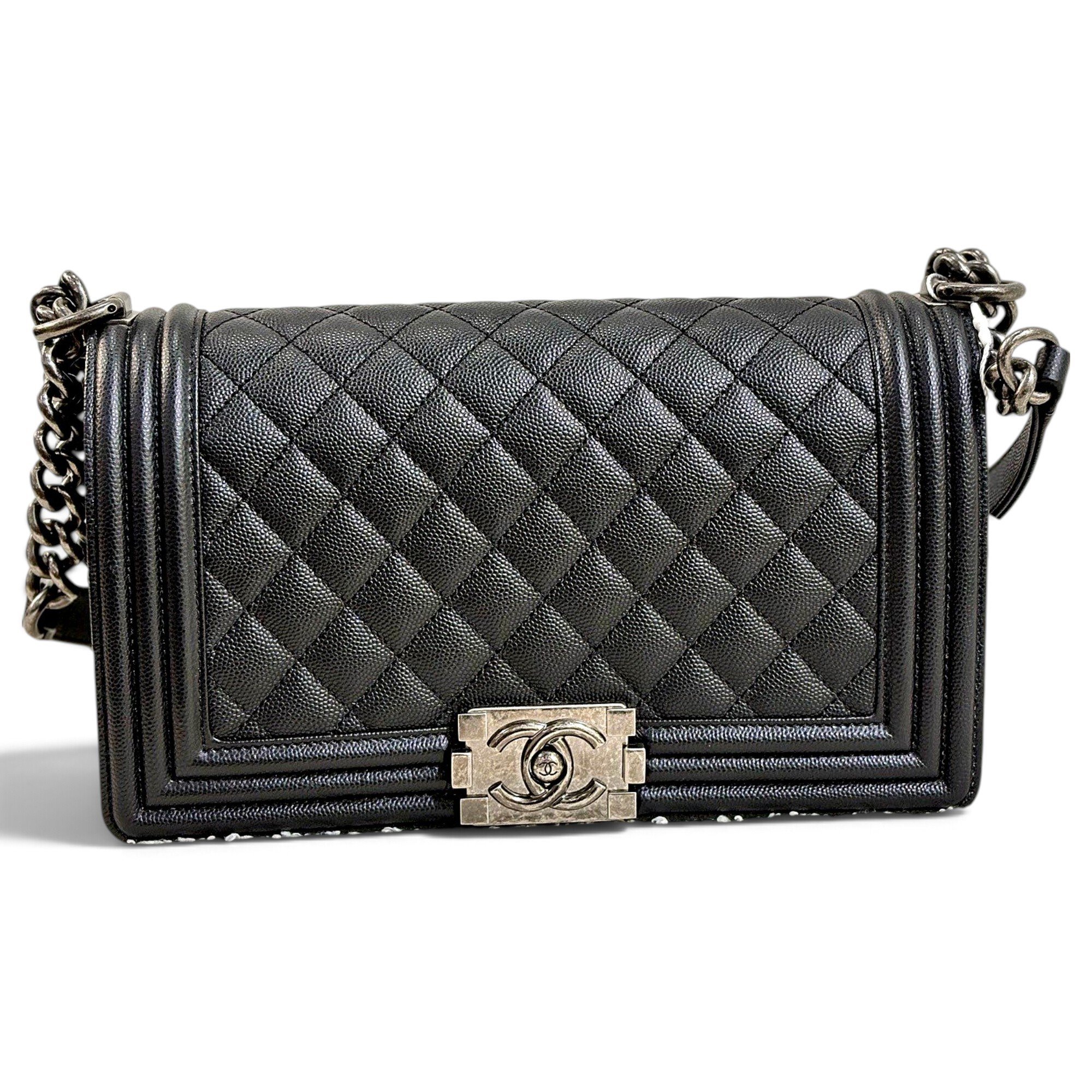 Boy leather crossbody bag