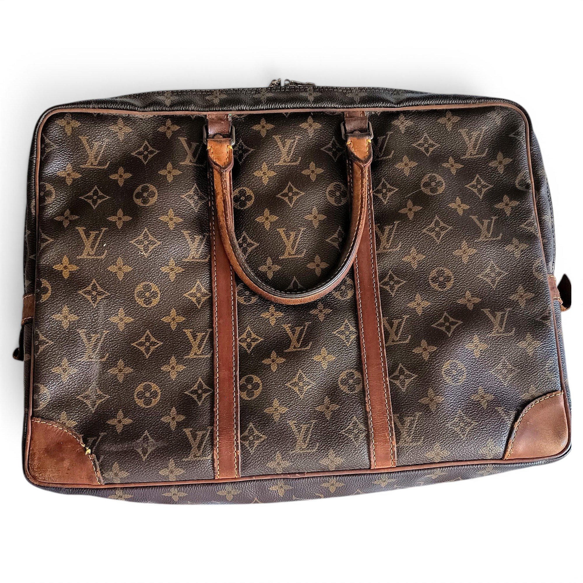 Serviette Ambassadeur leather clutch bag