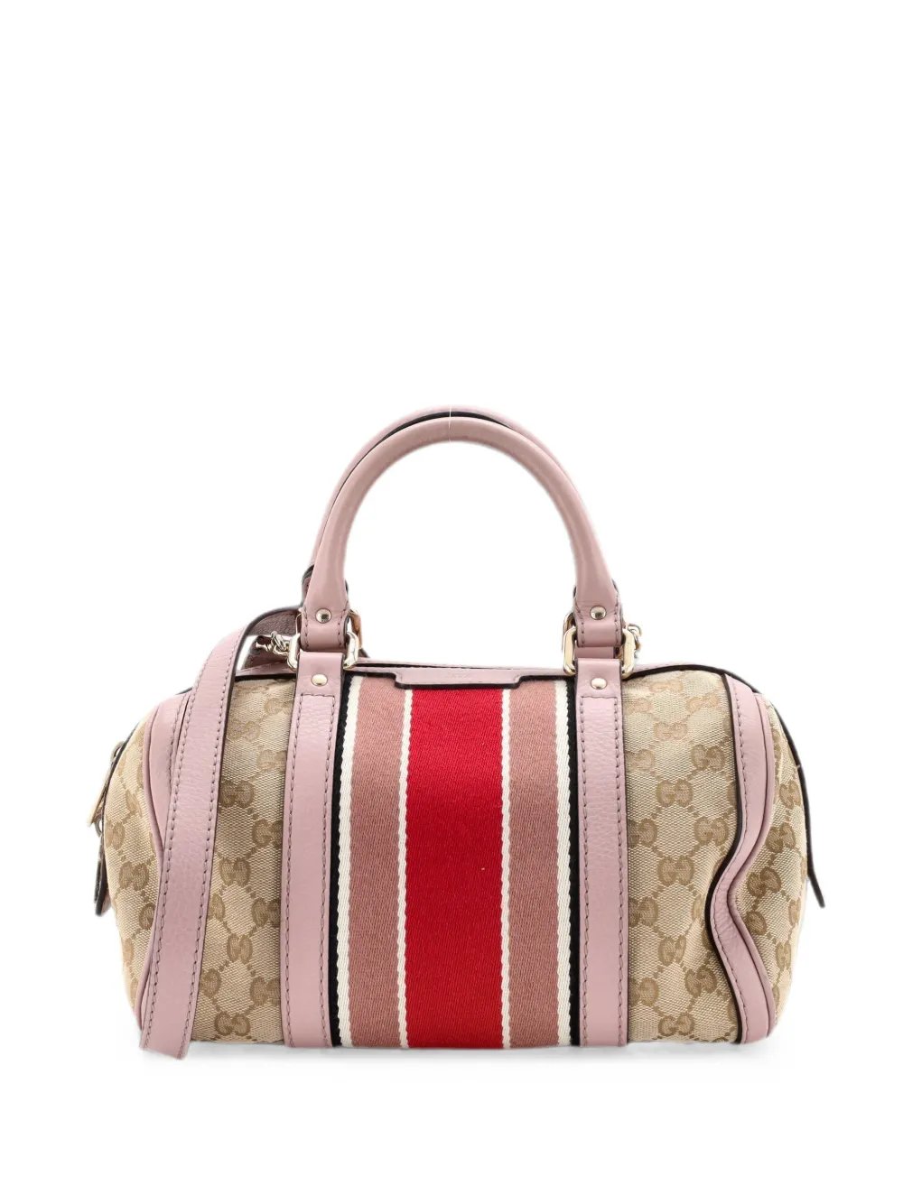 Vintage Web Boston Bag GG Canvas Small satchel