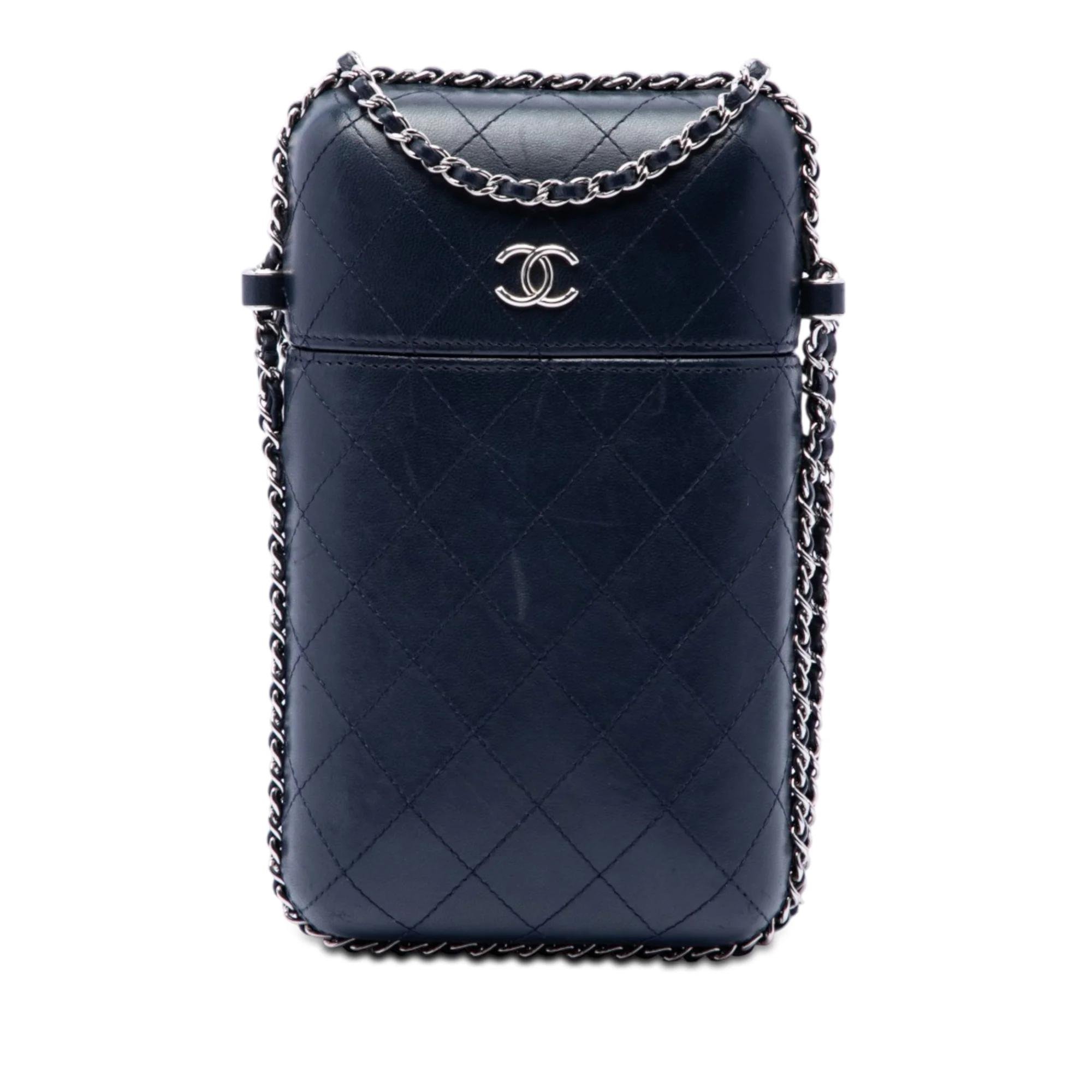 Chain Around leather crossbody bag