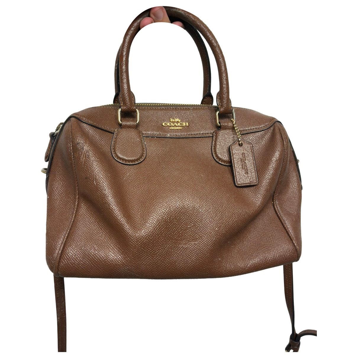 Leather crossbody bag