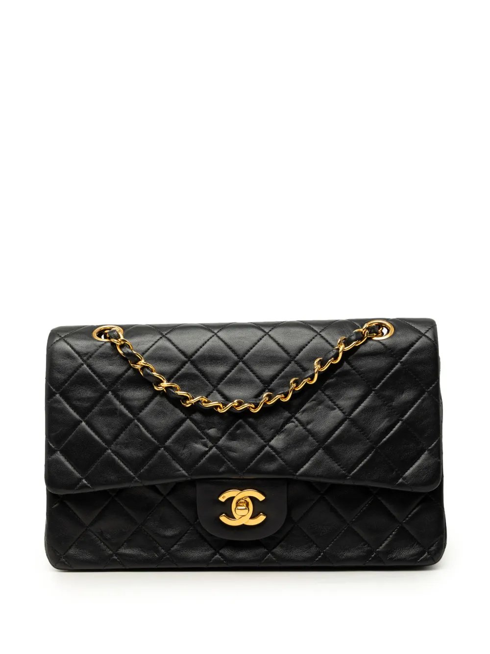 1996-1997 Medium Classic Lambskin Double Flap shoulder bag