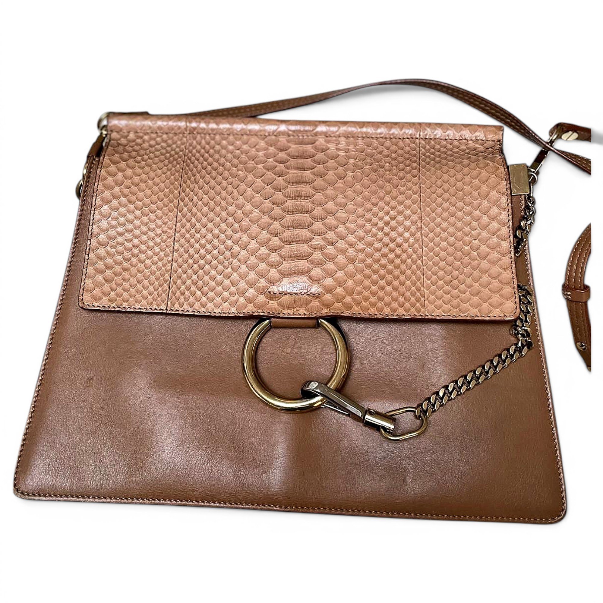 Faye leather handbag