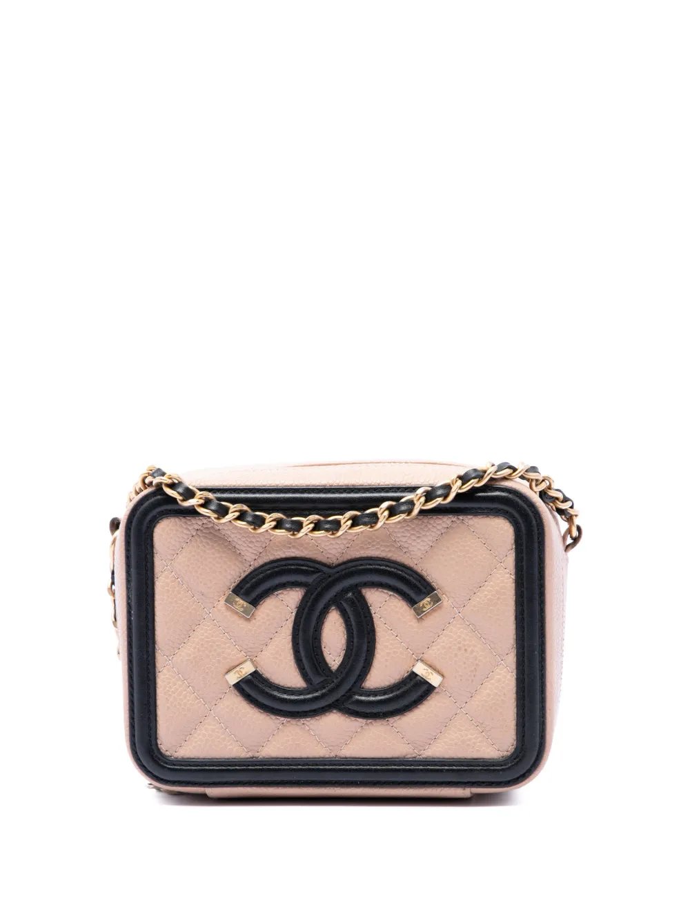 2018-2019 Mini Caviar CC Filigree crossbody bag