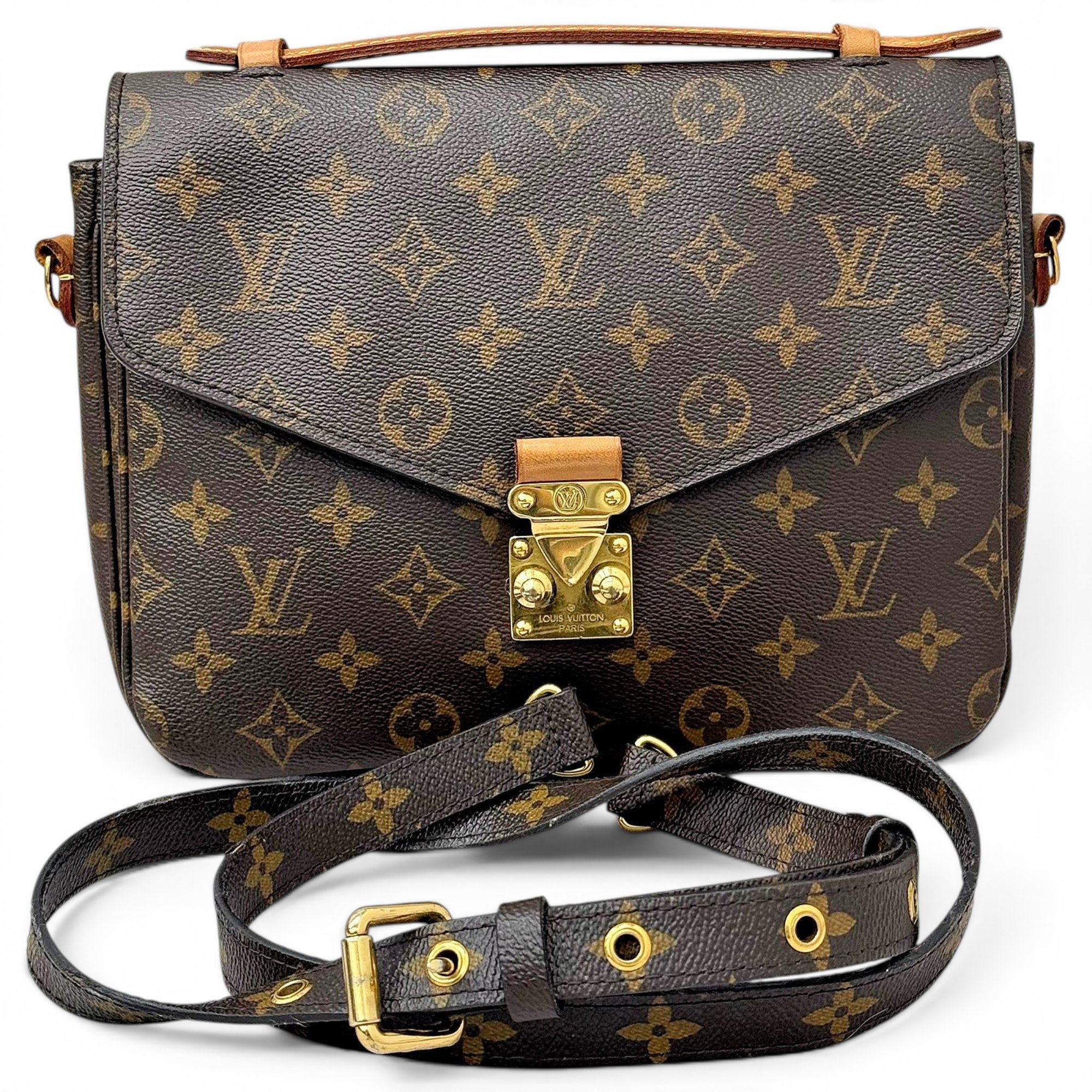 Metis leather handbag