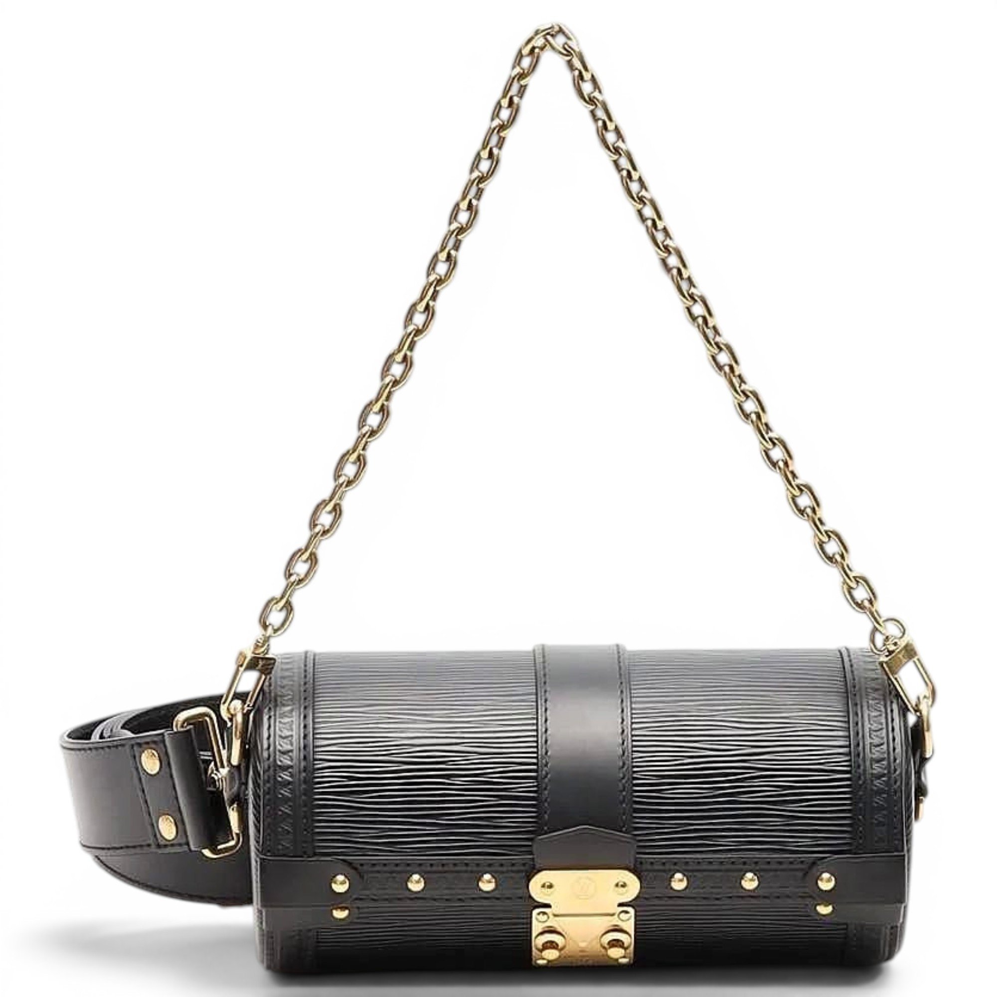 Papillon Trunk leather crossbody bag